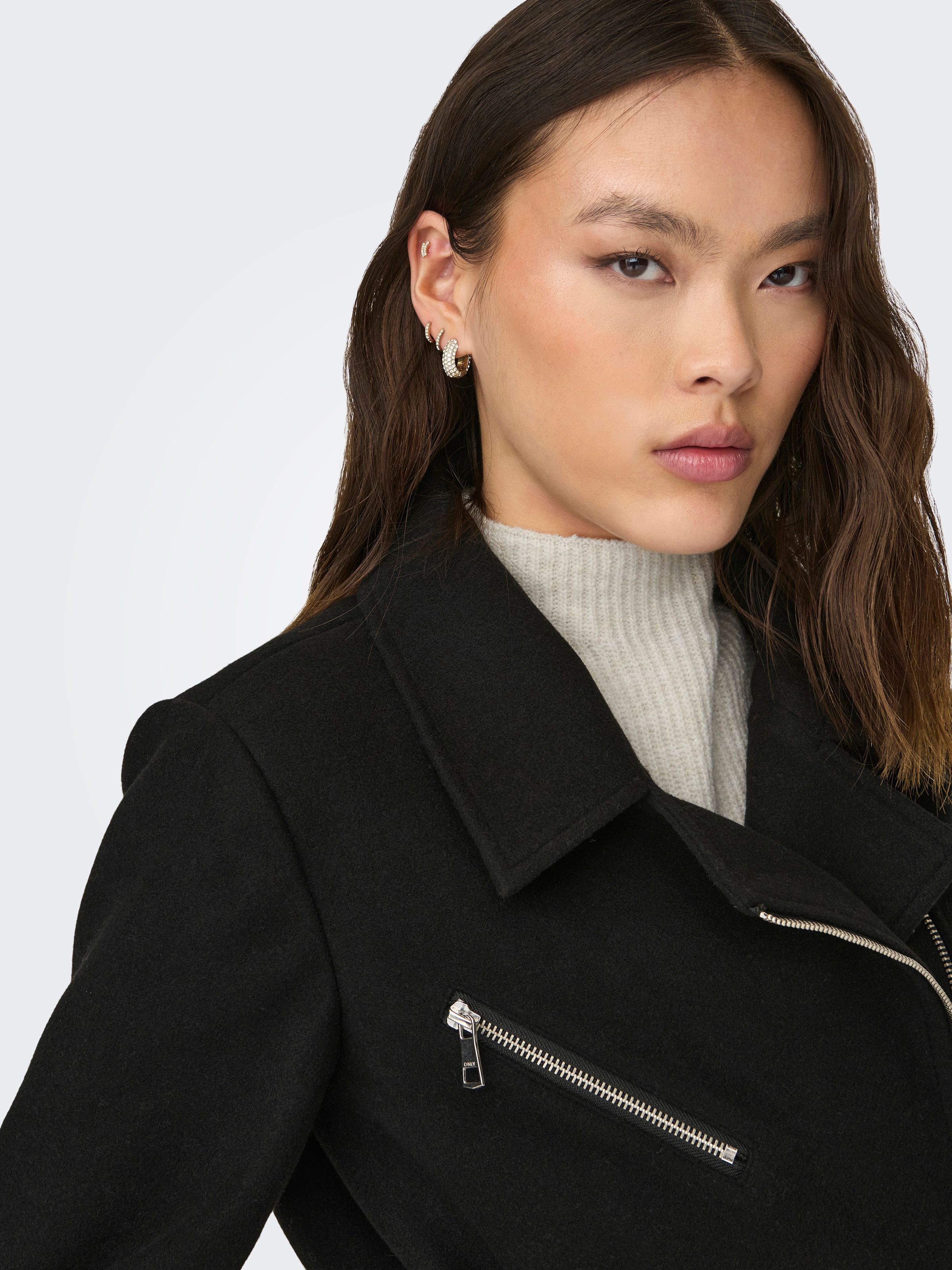 ONLY Kurzmantel "ONLEMILY ZIP BIKER COAT OTW" günstig online kaufen