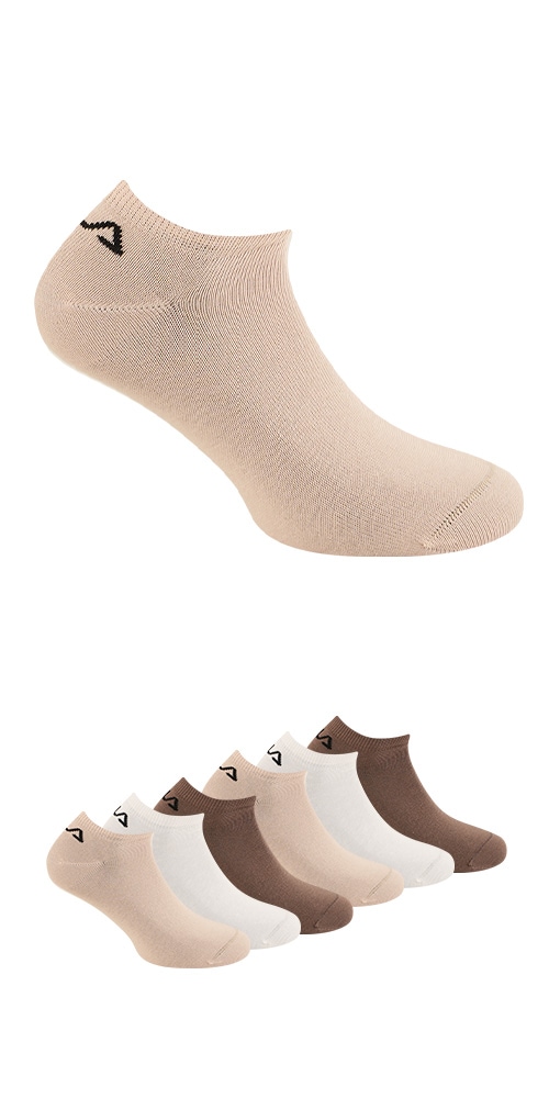 Fila Socken "UNISEX INVISIBLE PLAIN SOCKS" 6 Paar tlg. mit eingestricktem L günstig online kaufen