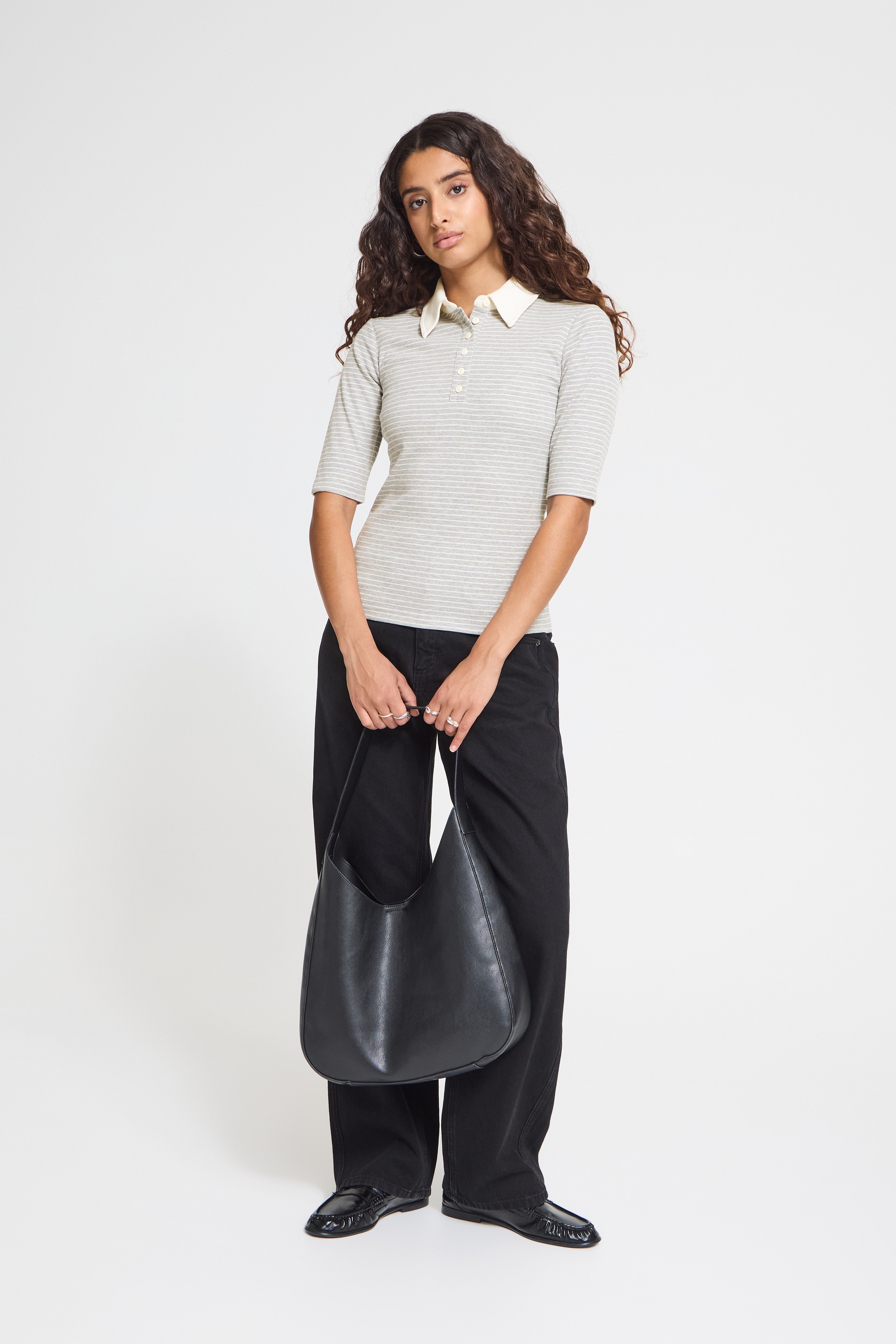 Ichi Blusentop »Damen T-Shirt kurzarm IHXFIONA«