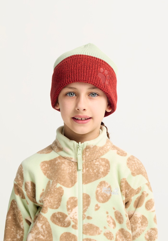 Jack Wolfskin Beanie »PAWLY BEANIE K« Kinderbeanie, warm, Colorblocking-Look