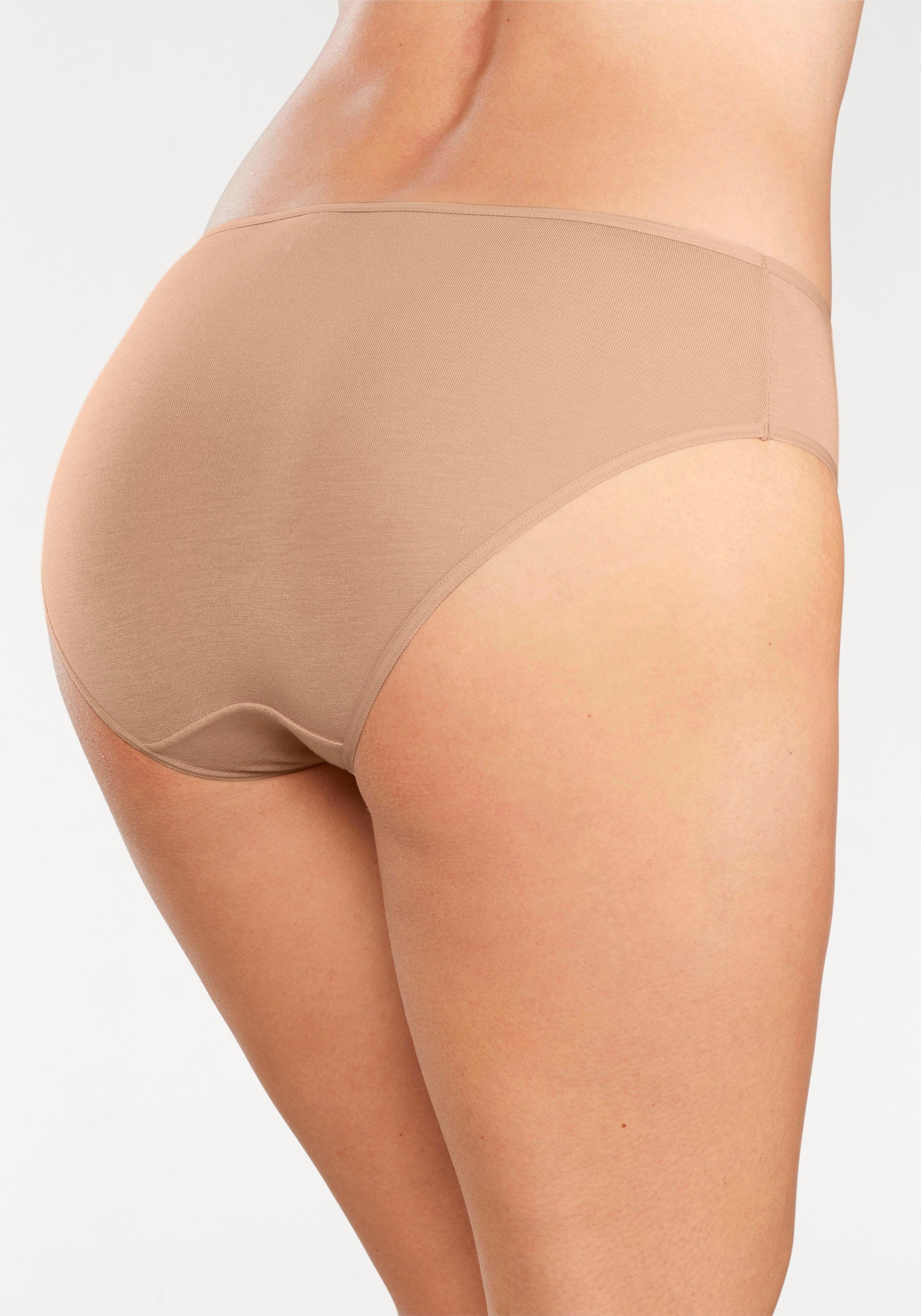 Jazz-Pants Slips, BAUR kaufen LASCANA (Packung, 3 | hochwertiger St.), Modal-Qualität aus