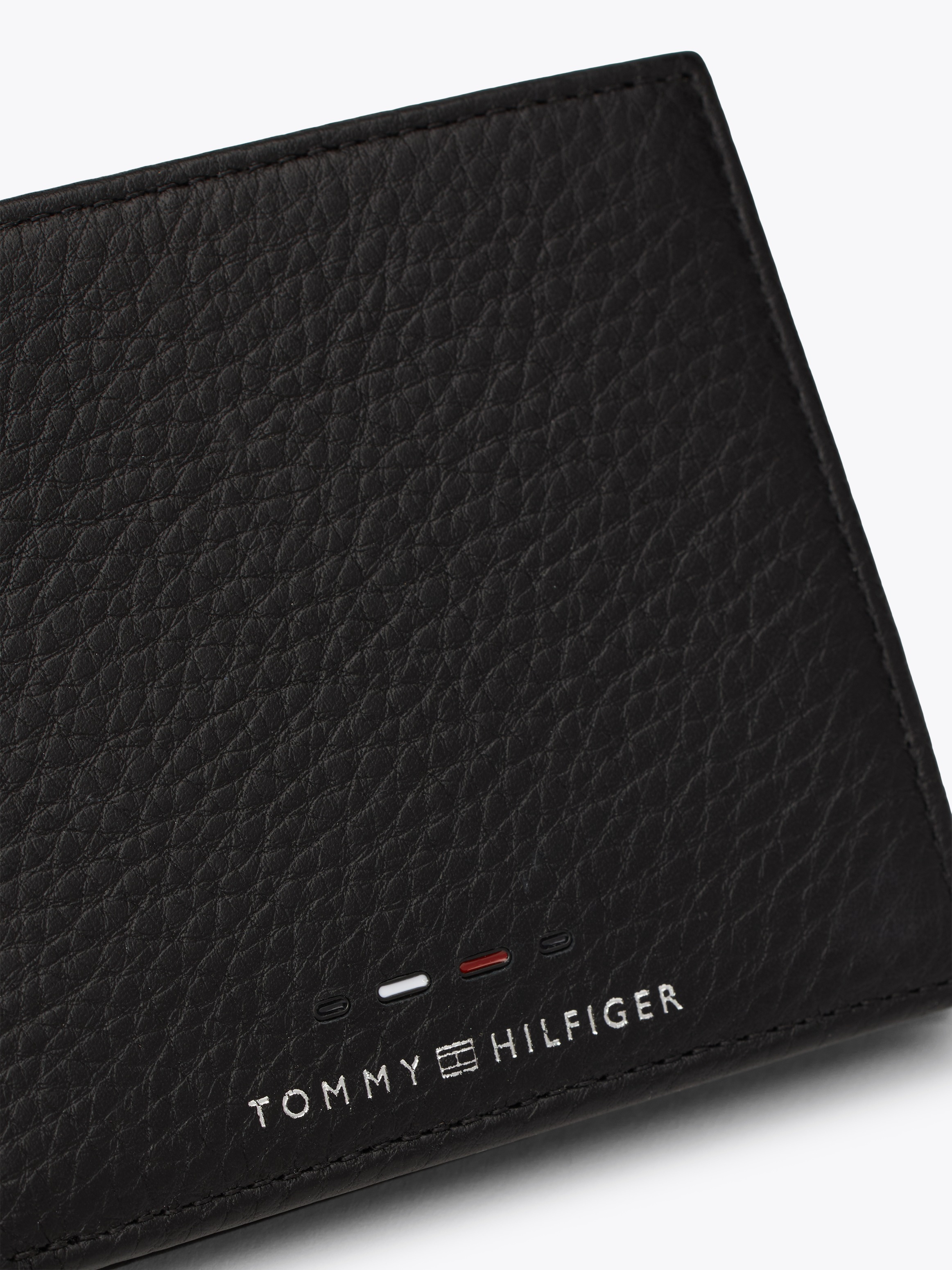 Tommy Hilfiger Geldbörse »Men TH PREMIUM CC FLAP AND COIN Bifold Wallet«, Herren Portemonnaie Leder