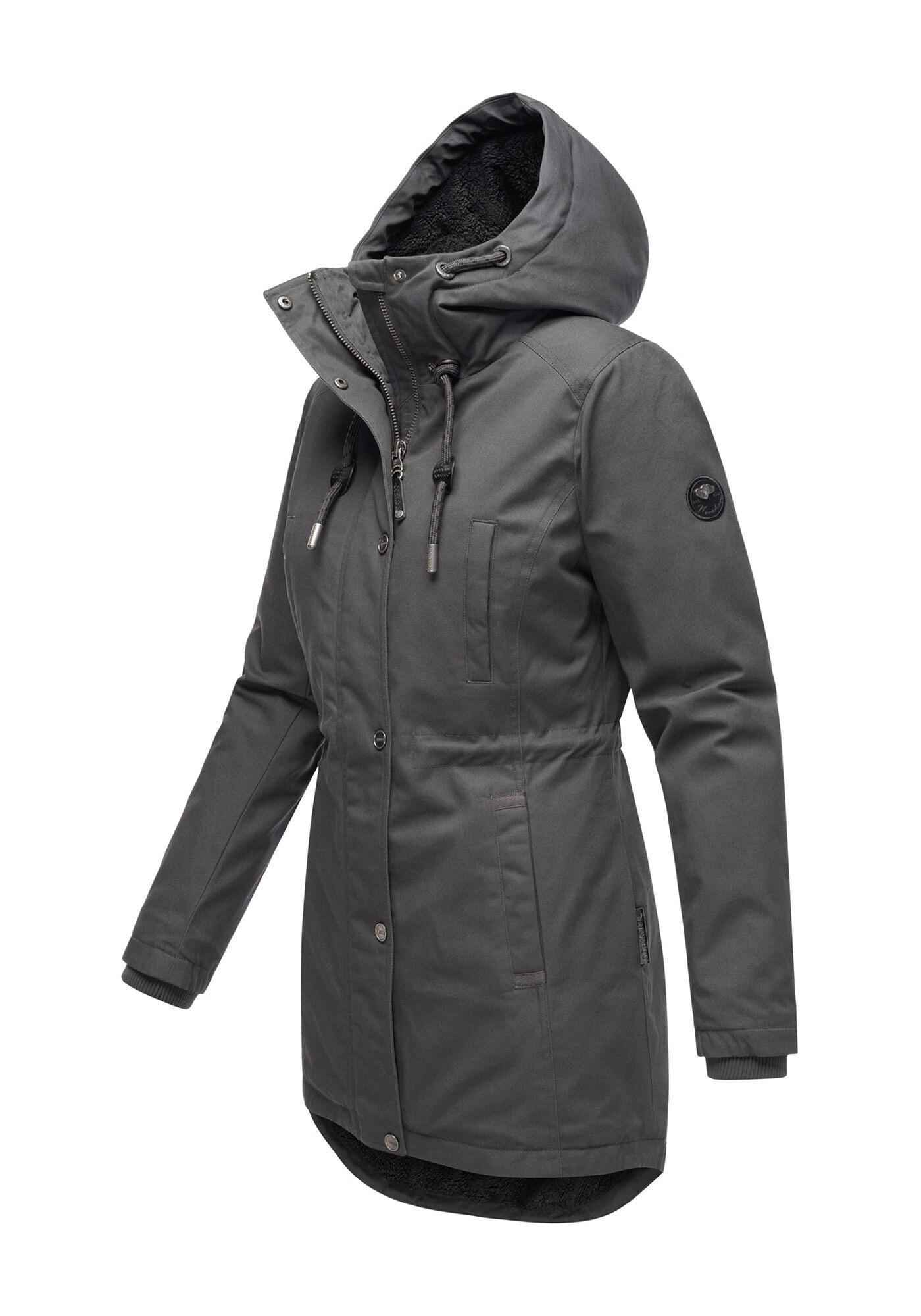 Navahoo Winterjacke »Winterfunke«, Designer Winterjacke mit Teddyfell gefüttert