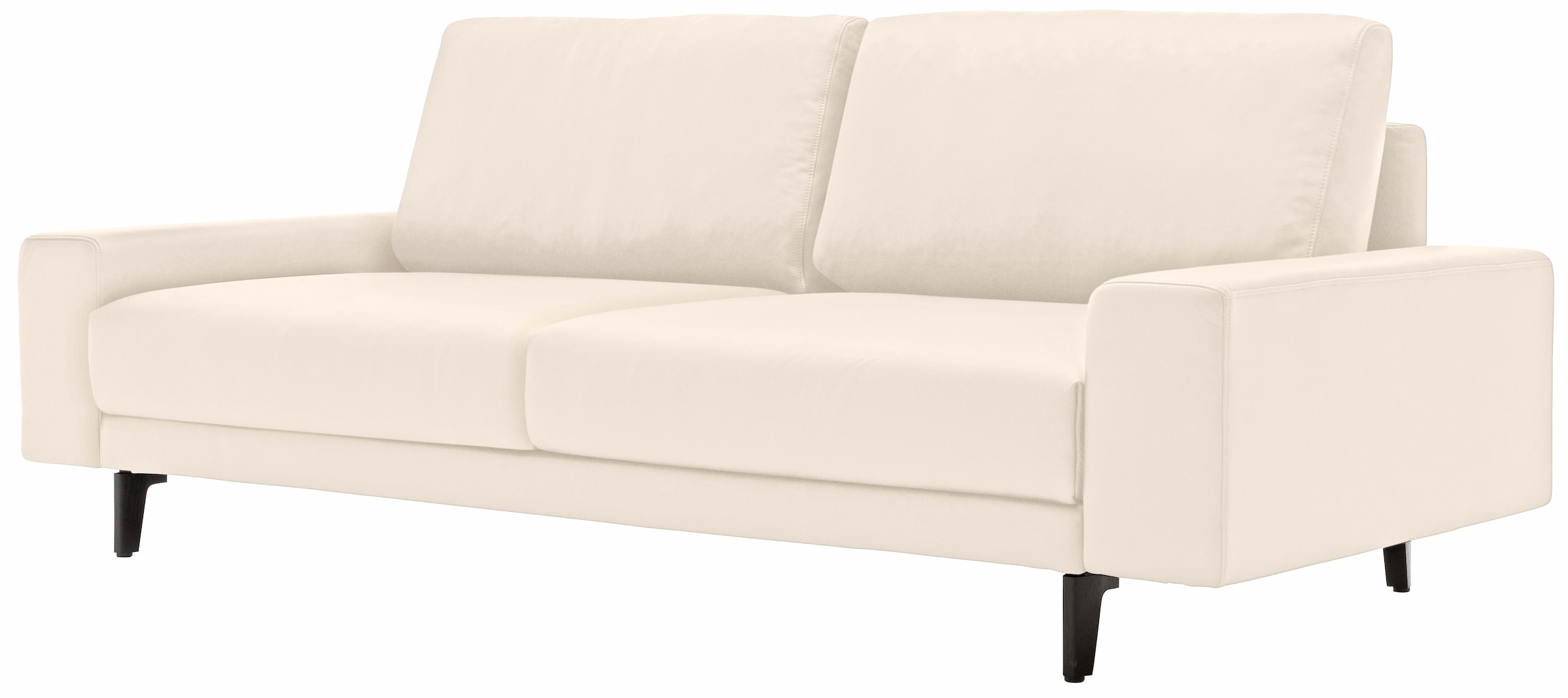 hülsta sofa 2-Sitzer »hs.450«, Armlehne breit niedrig, Alugussfüße in  umbragrau, Breite 180 cm kaufen | BAUR