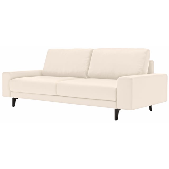 hülsta sofa 2-Sitzer »hs.450«, Armlehne breit niedrig, Alugussfüße in  umbragrau, Breite 180 cm kaufen | BAUR