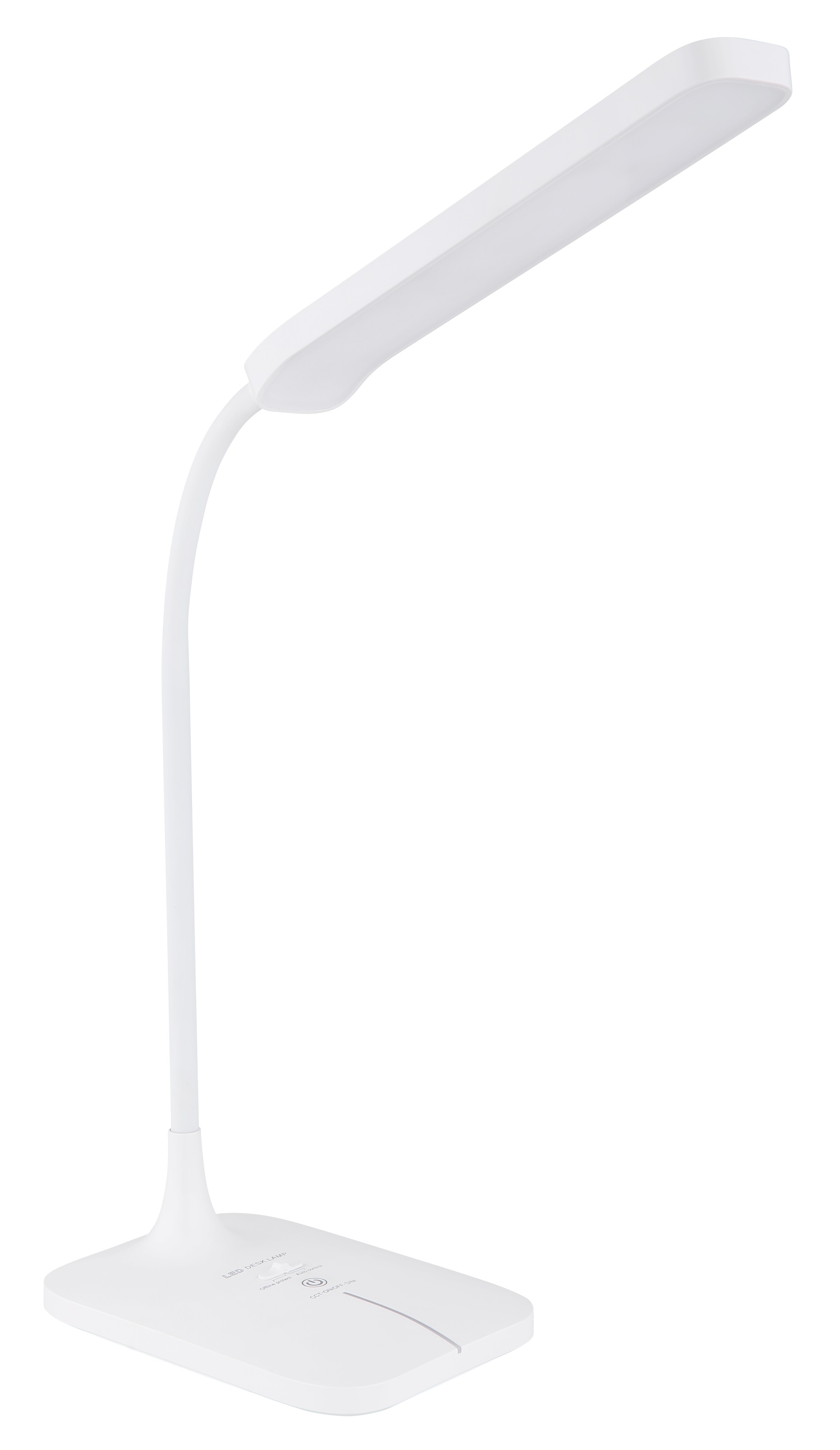 GLOBO LIGHTING Tischleuchte »URANO« LED-Modul 1 Stk. Tischleuchte Weiß, Opalglas, Touch dimmbar, Akku, Flexo, LED 4W