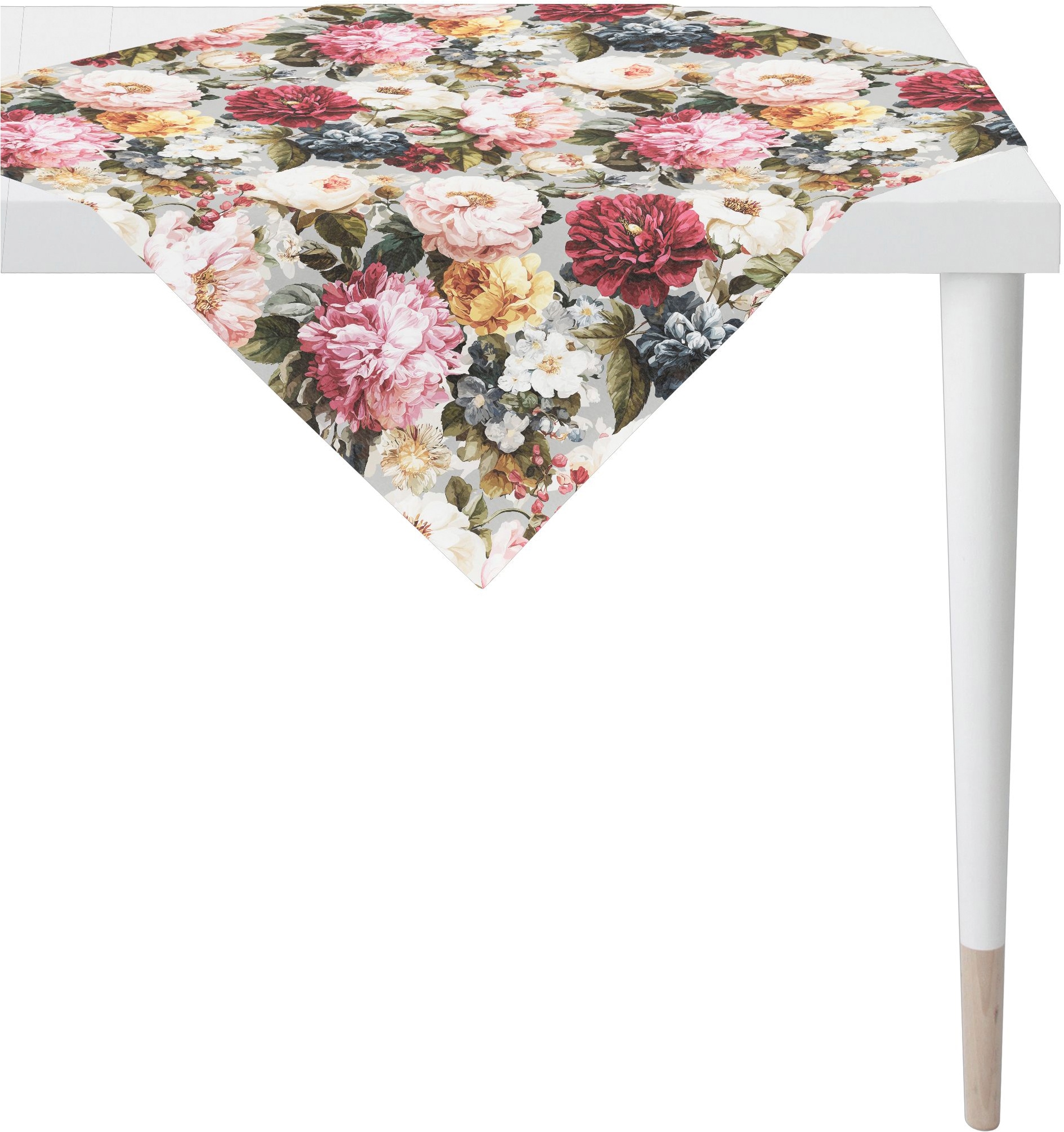 APELT Mitteldecke "7405" klassisches Blumenmotiv all over