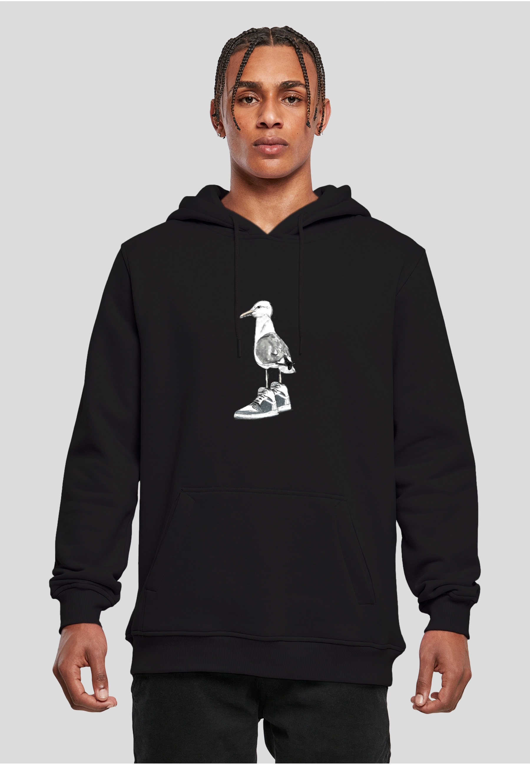 Thumbnail - MisterTee Kapuzenpullover "MisterTee Herren Seagull Sneakers Hoody" 1 Stk.