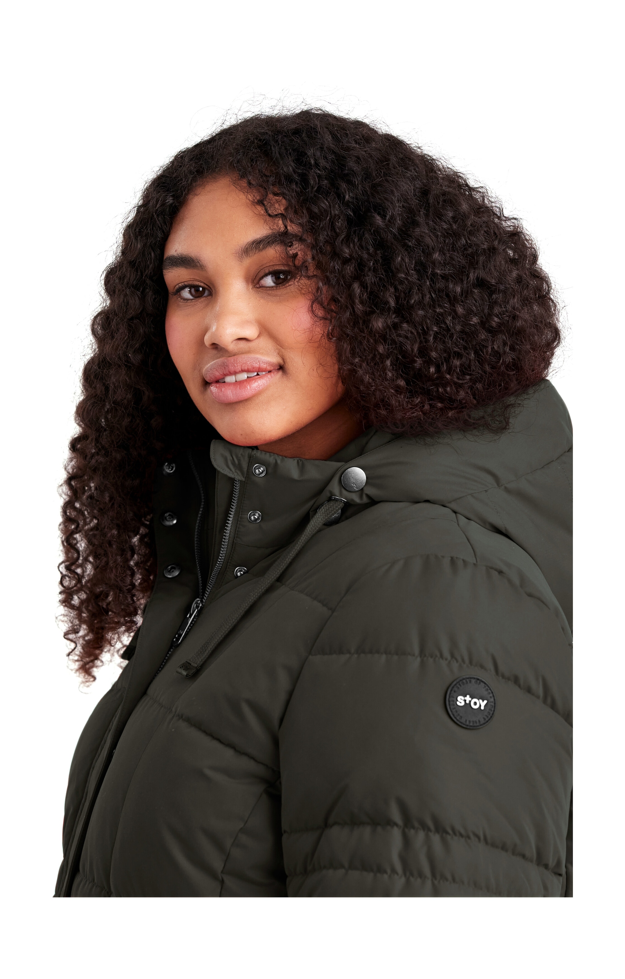 STOY Steppjacke »STW 3 WMN QLTD JCKT« Wasserabweisend, winddicht, atmungsaktiv, verstellbare Kapuze
