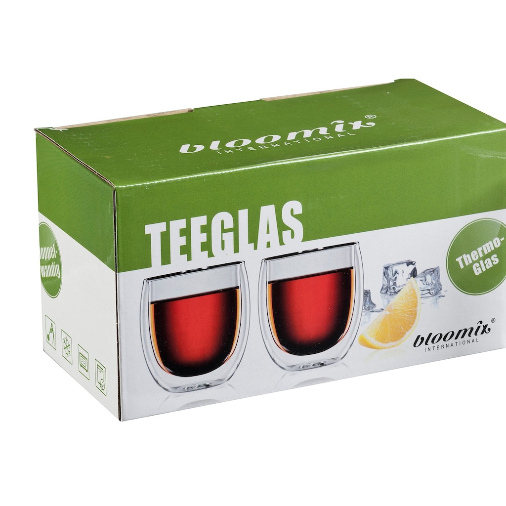 Bloomix Thermoglas »Tanger«, (Set, 4 tlg.), 4-teilig