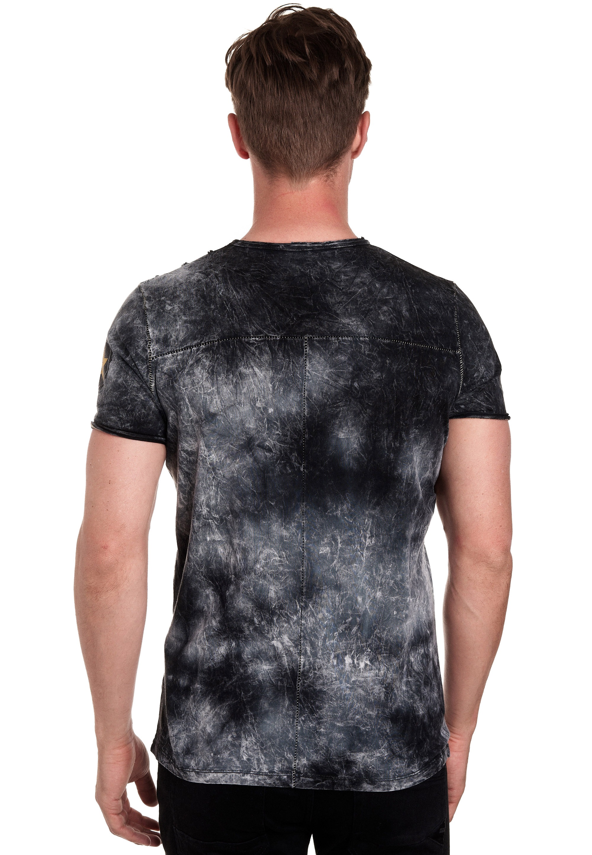 Rusty Neal T-Shirt, mit toller Batik-Optik