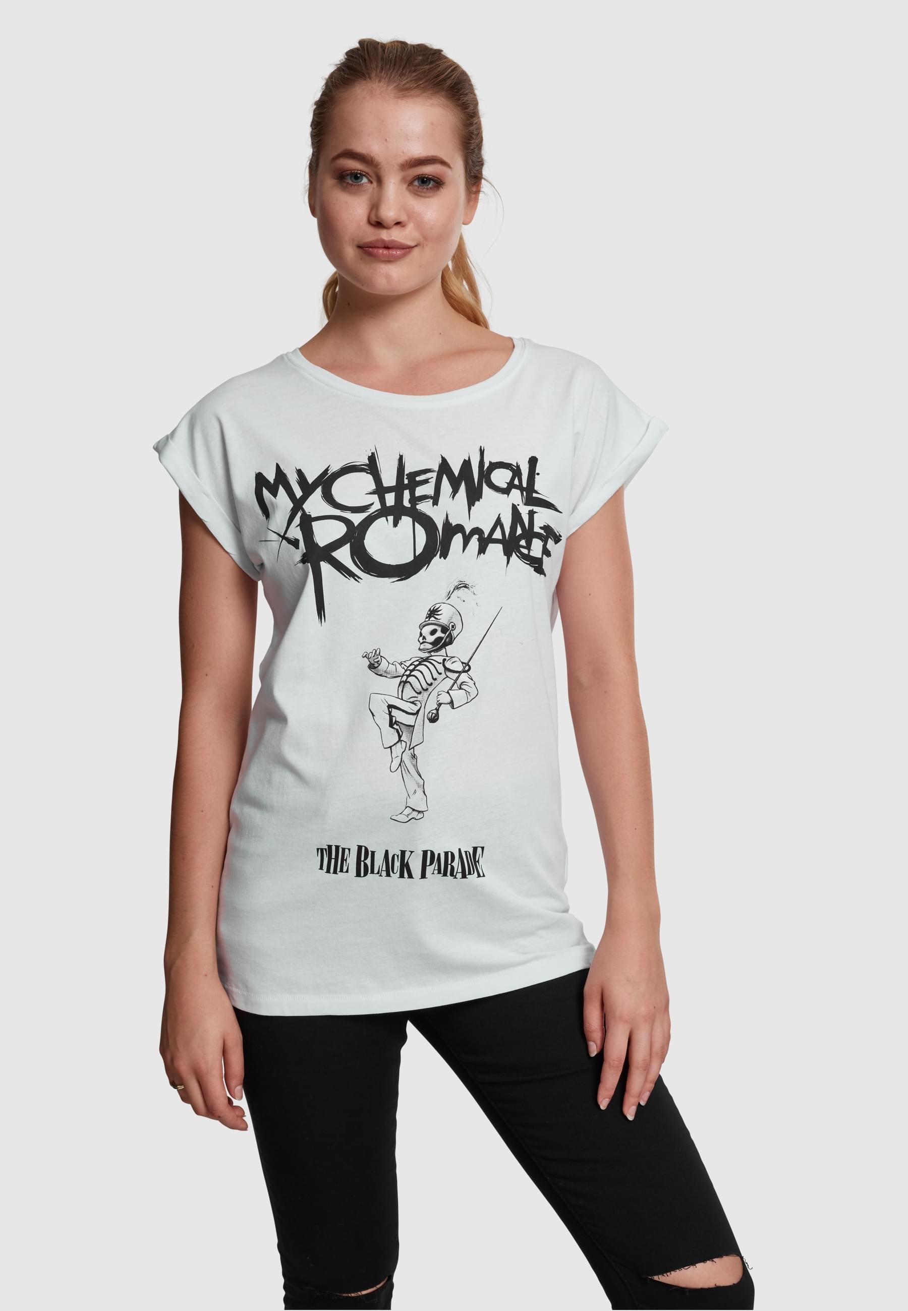 Merchcode T-Shirt »Damen Ladies My Chemical Romance Black Parade Cover Tee«, (1 tlg.)