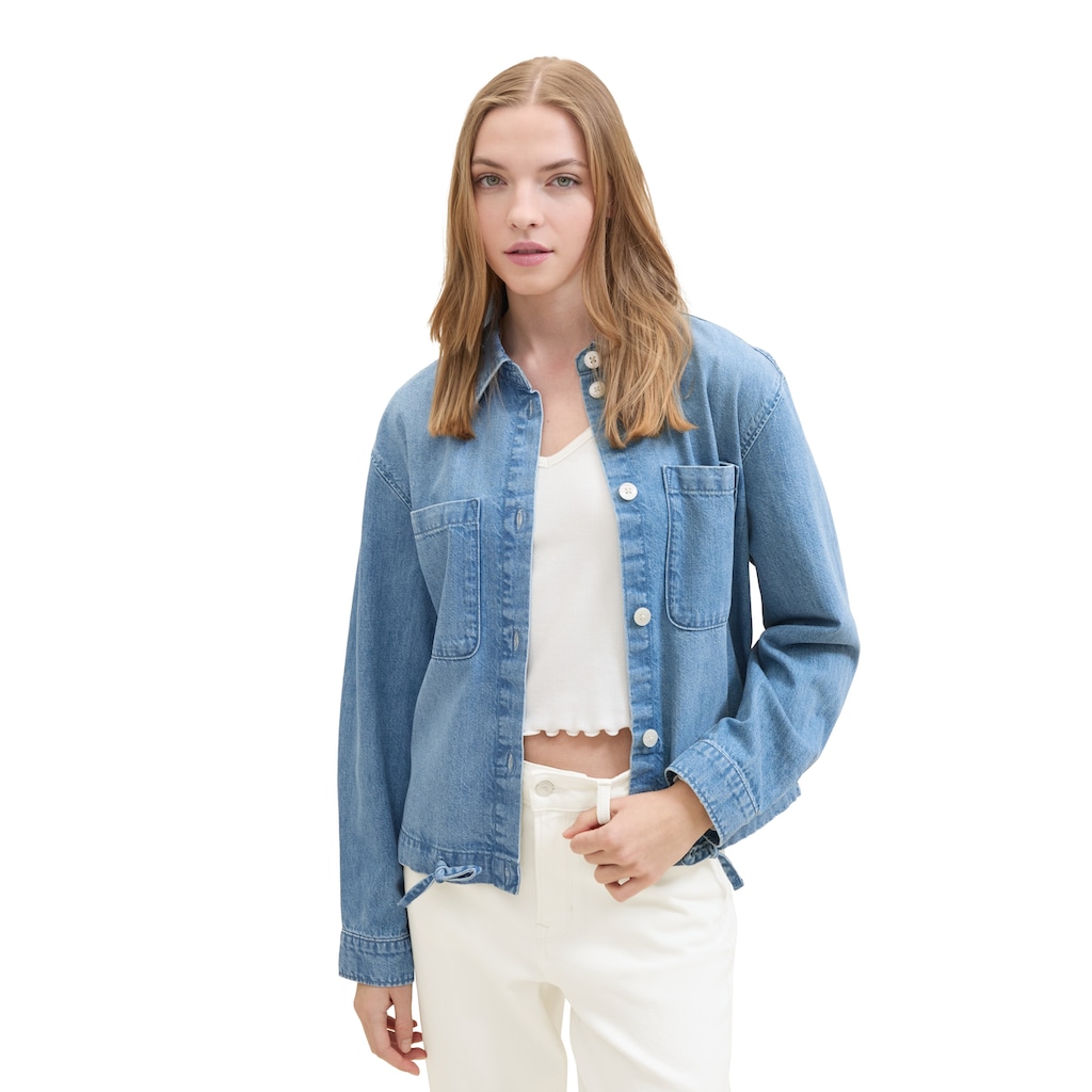 TOM TAILOR Denim Jeansjacke, ohne Kapuze