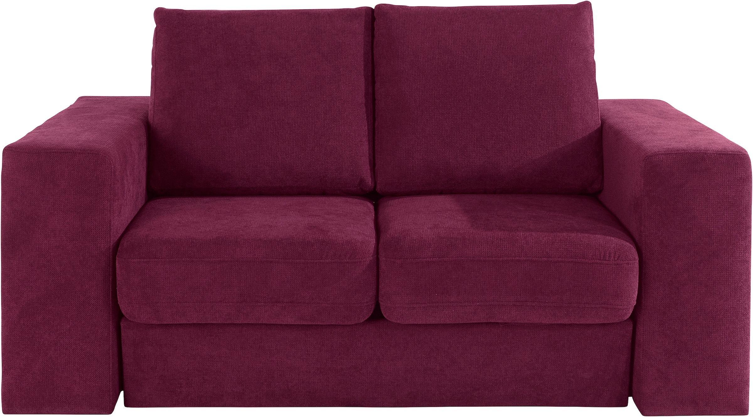 LOOKS by Wolfgang Joop 2-Sitzer »Looksvb«, Verwandlungssofa: aus Sofa wird Sofa mit 2 Hockern, mit Regalfunktion