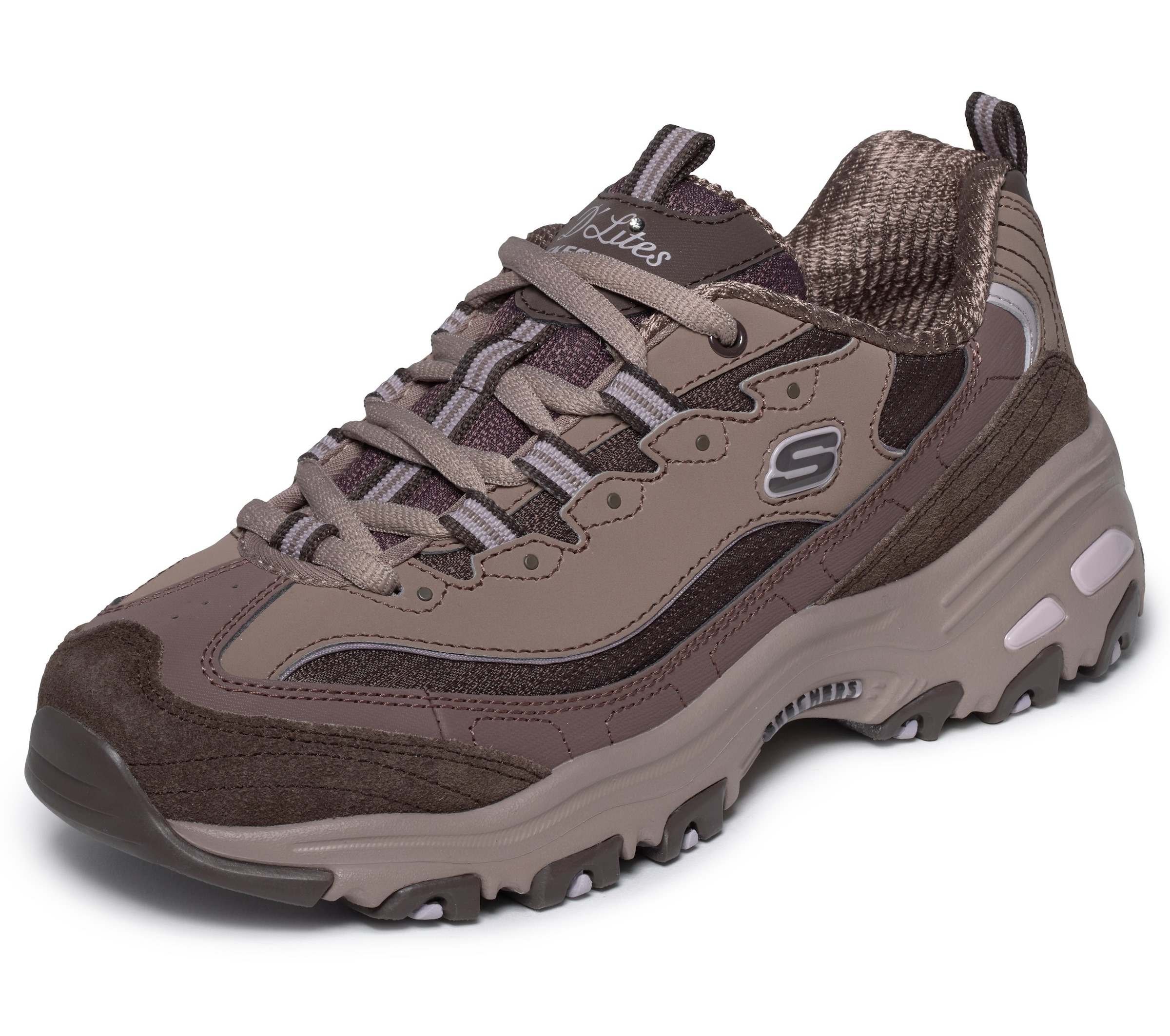 Skechers Keilsneaker "DLITES-" Chunky Sneaker, Freizeitsneaker, Halbschuh mit Schnürung