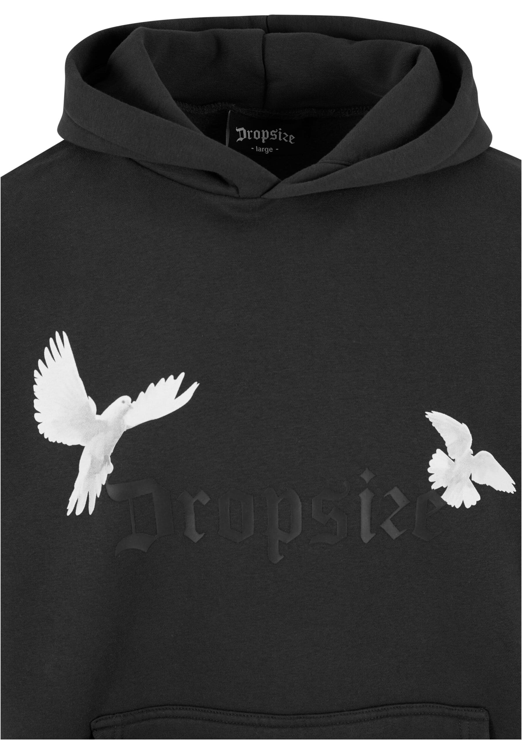 Dropsize Kapuzensweatshirt »Dropsize Herren Heavy Oversize Doves Hoodie«, (1 tlg.)