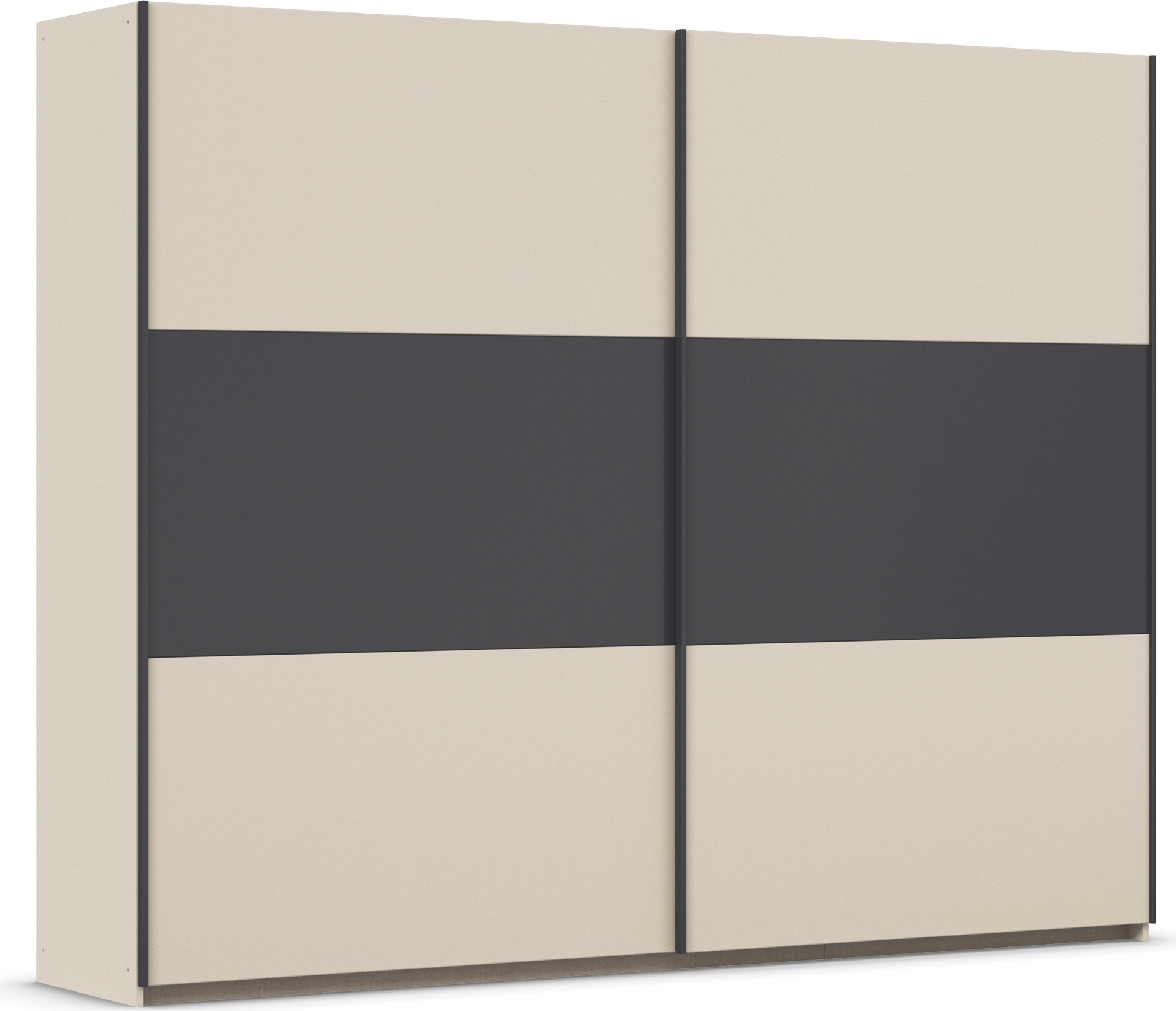 rauch Schwebetürenschrank "Kleiderschrank Schrank Garderobe Garderobenschrank Wäscheschrank NEO" 3 verschiedene Ausstattungen BASIC/CLASSIC/PREMIUM (inkl. SOFT-CLOSE), mit großzügigem Stauraum und vielfältigen Farbkombinationen
