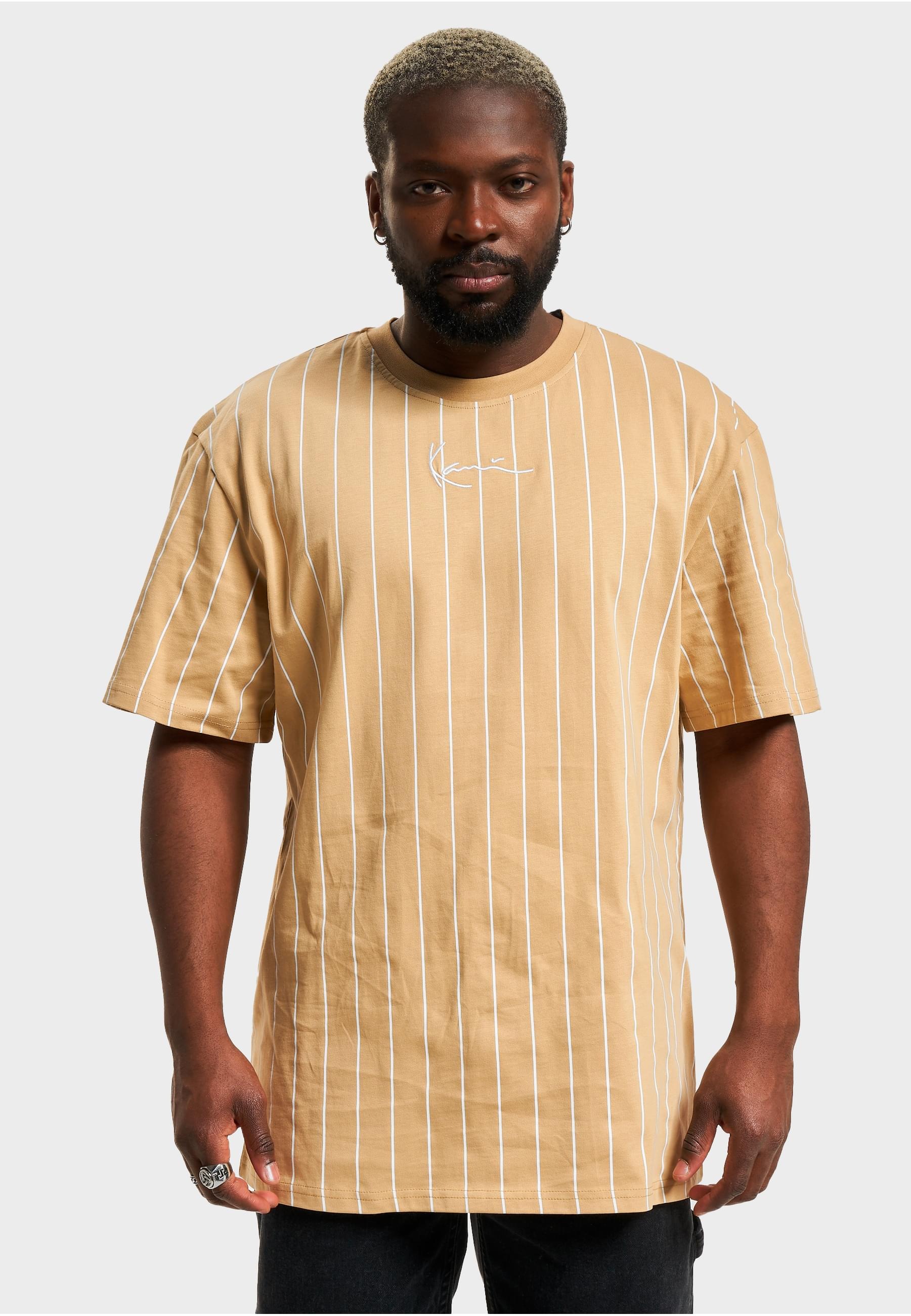 Karl Kani Kurzarmshirt »Karl Kani Herren KM232-019-2 KK Small Signature Pinstripe Tee«, (1 tlg.)
