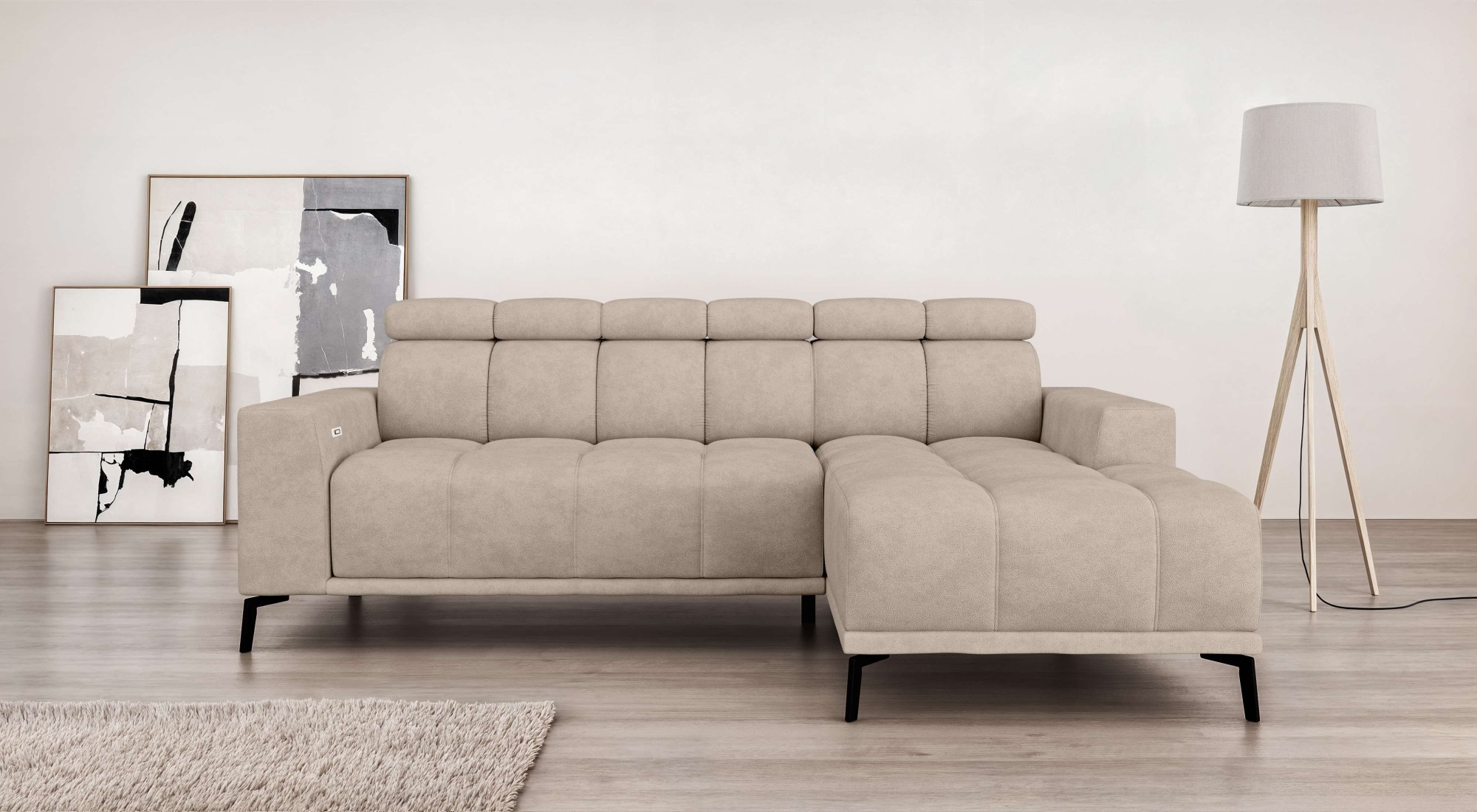 INOSIGN Ecksofa "CAZIE, Designsofa, L-Form, trendige Bubble-Optik,", L-Form günstig online kaufen