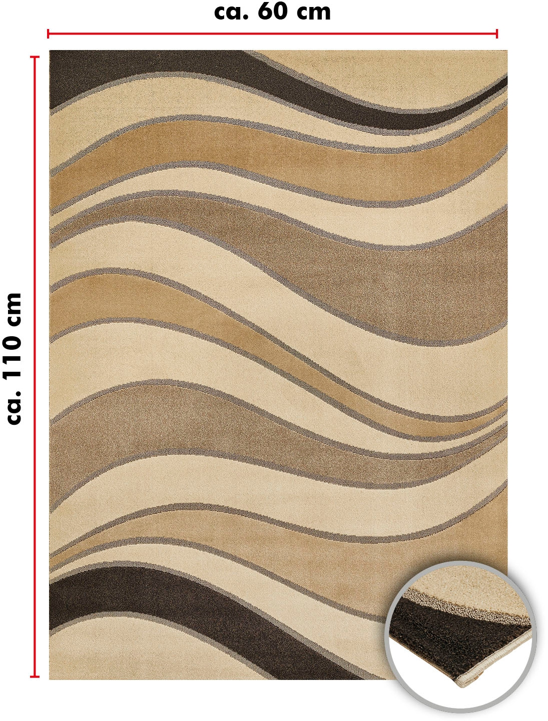 LUXOR living Teppich »Lagerräumung«, rechteckig, Sonderposten, moderne Designs, verschiedene Qualitäten & Höhen