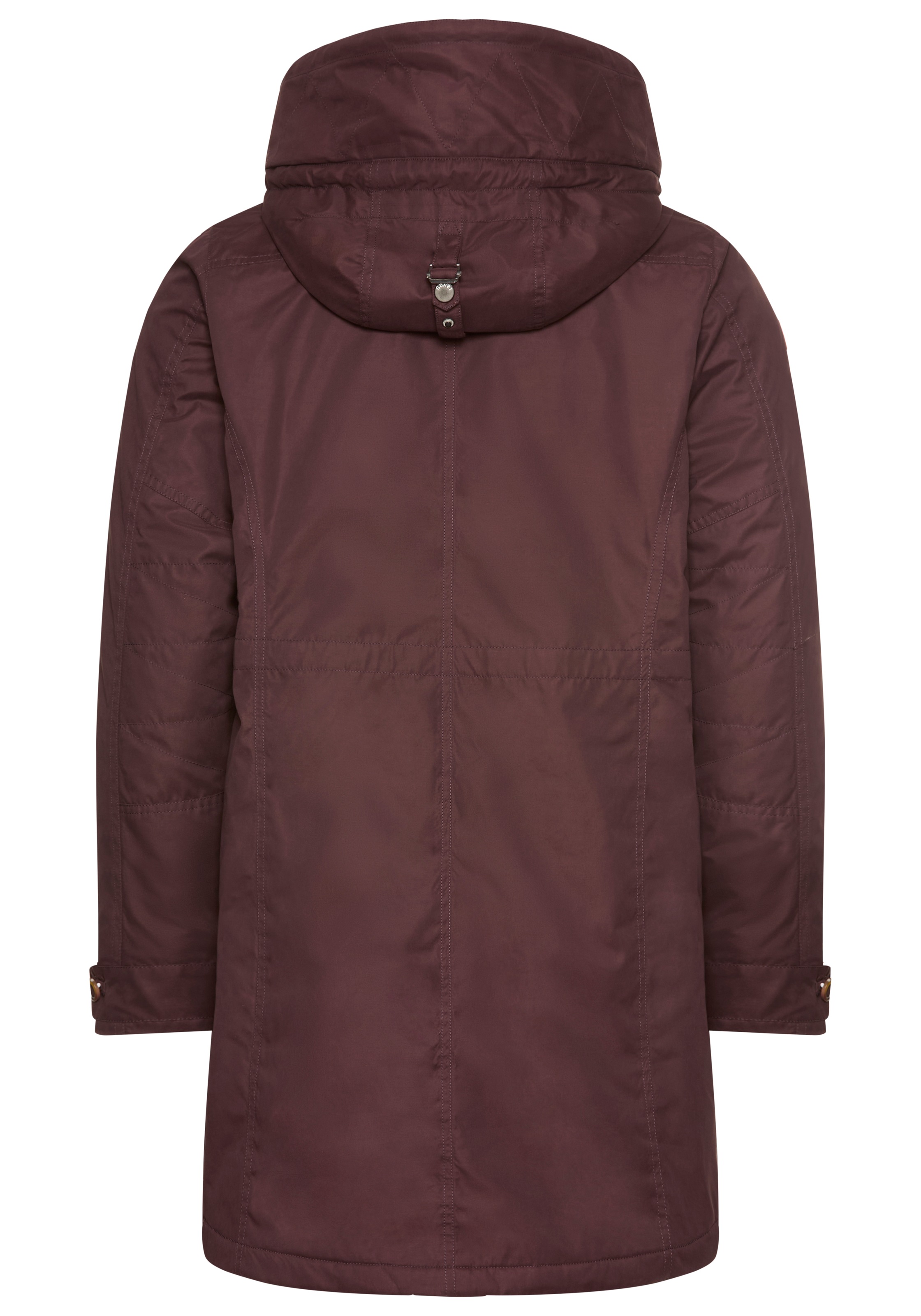 Funktionsparka "MANOLARA", Damen, Gr. 40, lila (dunkelorchidee), Obermaterial: 87% Polyester, 13% Polyamid. Futter: 100% Polyester. Wattierung: 100% Polyester, G.I.G.A. DX BY KILLTEC, mit Knöpfen,verstellbar, Jacken, Wärmend & winddicht & wasserabweisend 3