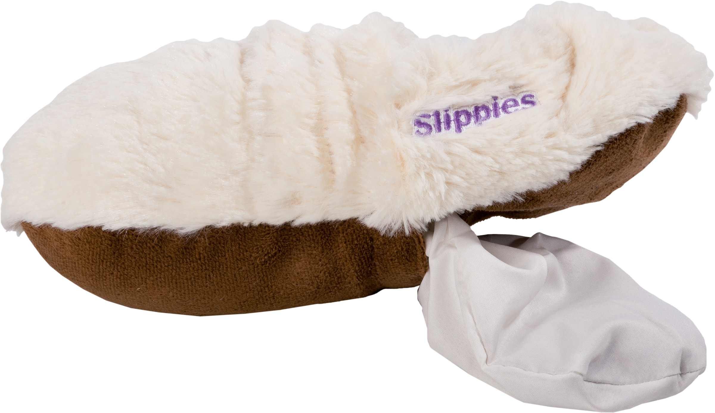 Warmies® Wärmekissen »Slippies™ Deluxe creme Plush, Gr. 36-40«, mit Lavendelduft