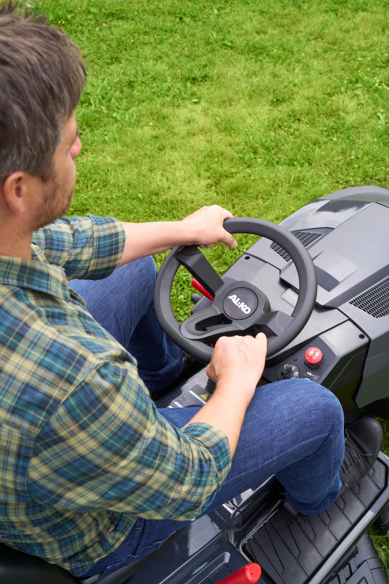 AL-KO Rasentraktor »EASY 13-92.6 CS-A Seitenauswurf« CVT (stufenloses Getriebe)