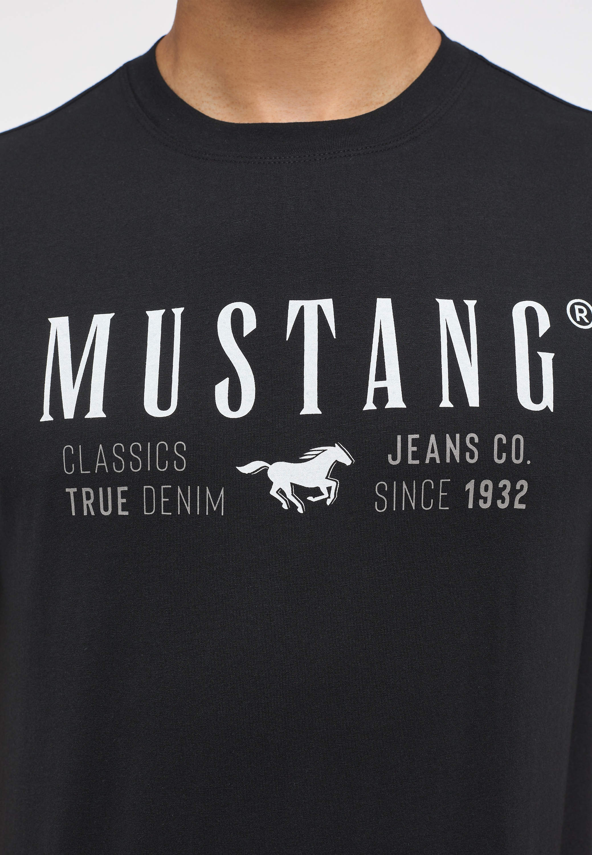 MUSTANG T-Shirt »Mustang | T-Shirt Print-Shirt«, BAUR ▷ Print-Shirt Mustang bestellen