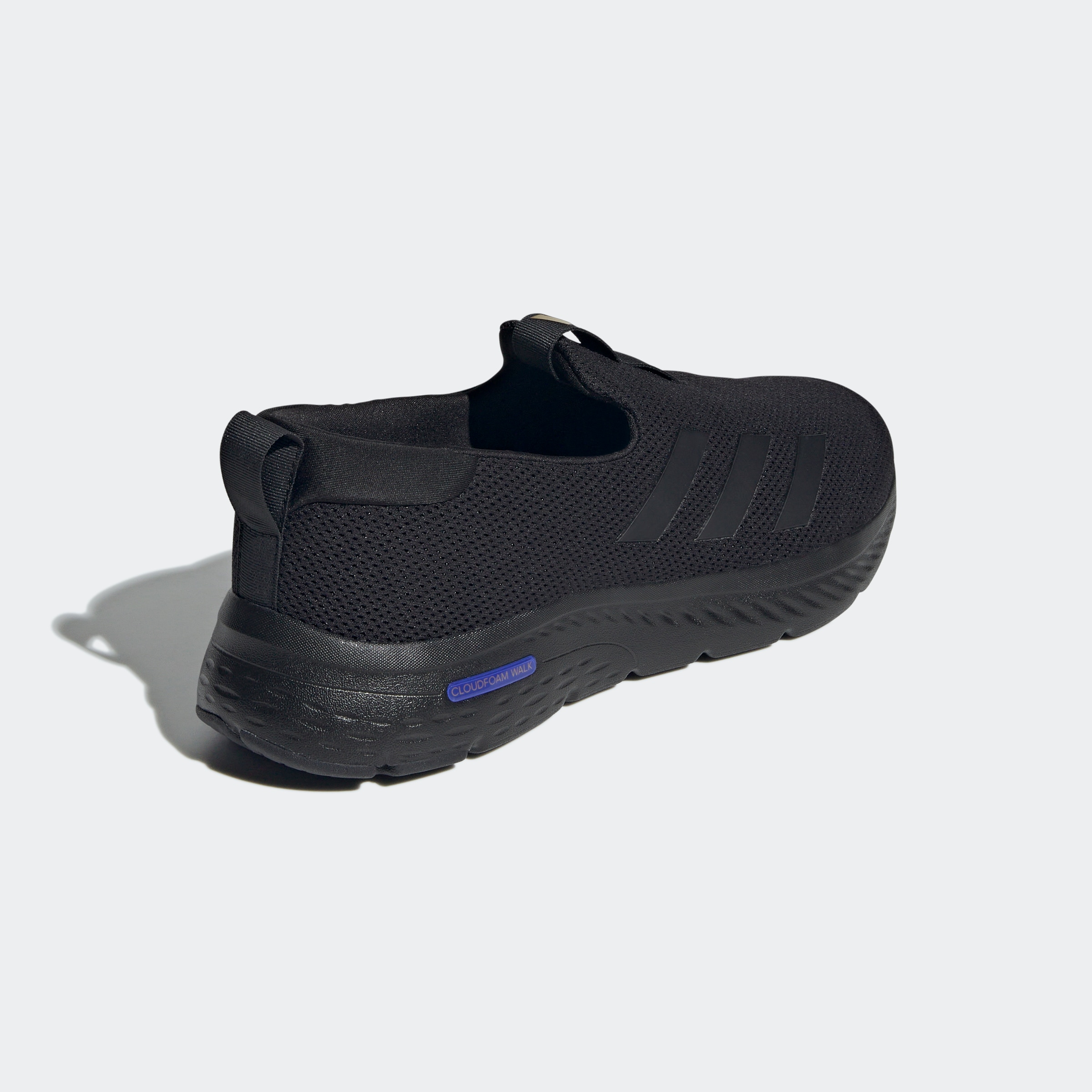 Adidas neo cloudfoam black sneakers slip on shoes best sale