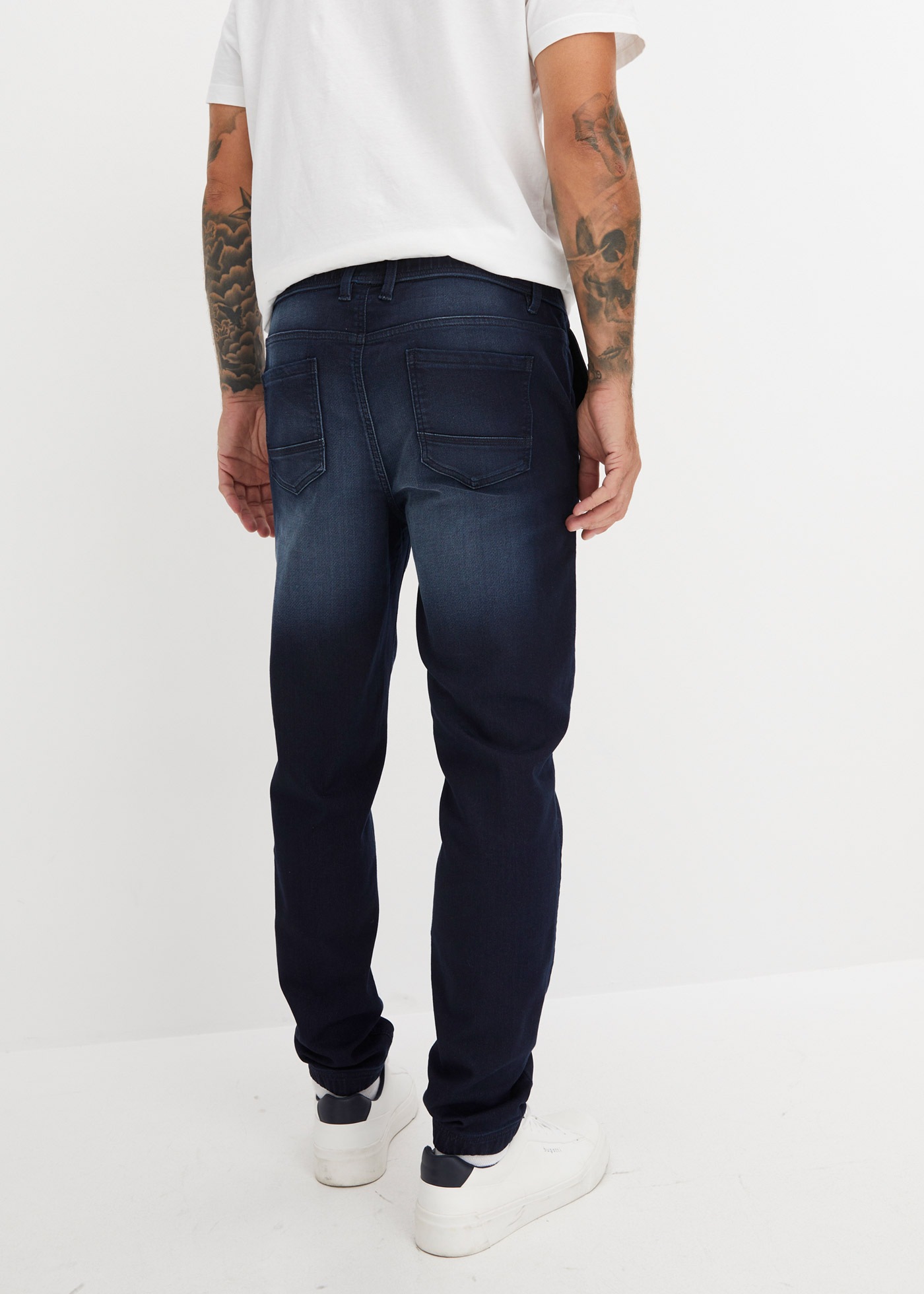 bonprix Jogg Pants "Regular Fit Jeans-Jogger mit Komfortbund, Straight" Reg günstig online kaufen
