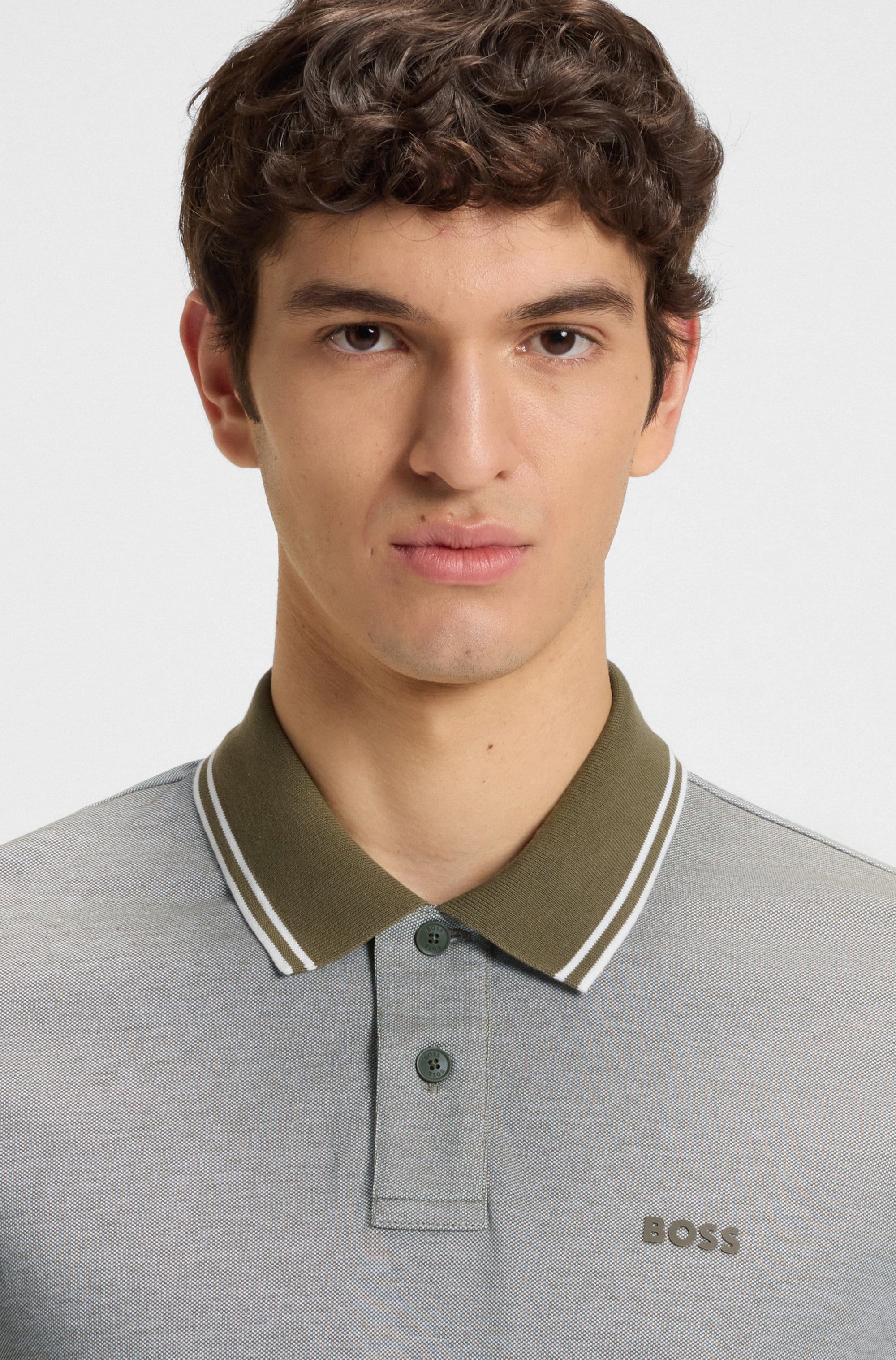 BOSS ORANGE Poloshirt »PeoxfordNew«, mit Polokragen