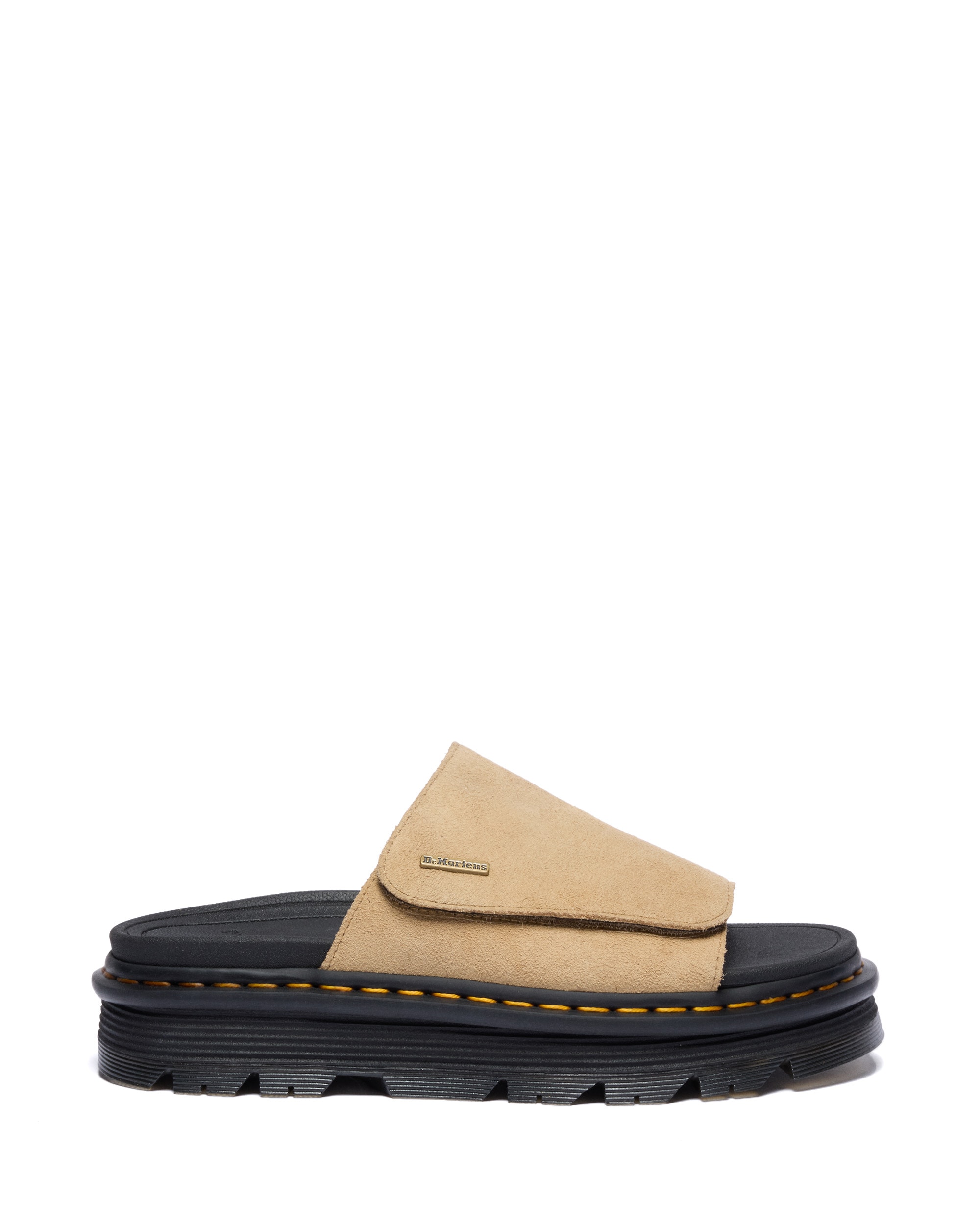 DR. MARTENS Pantolette »Zebzag«  Plateau Slipper, Sommerschuh, Schlupfschuh mit großer Klett-Bandage