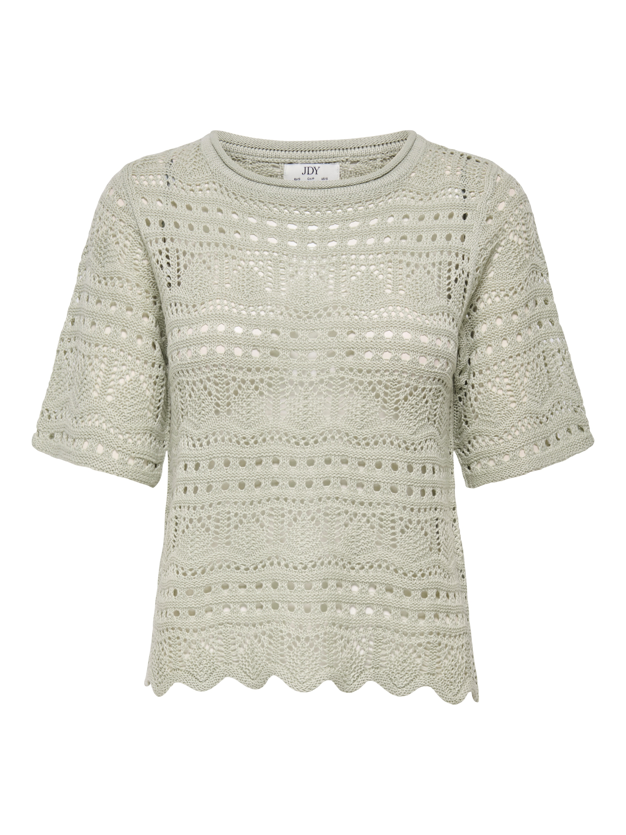 JDY Kurzarmpullover "JDYSUN LAY 2/4 PULLOVER KNT NOOS" Strukturstrick günstig online kaufen