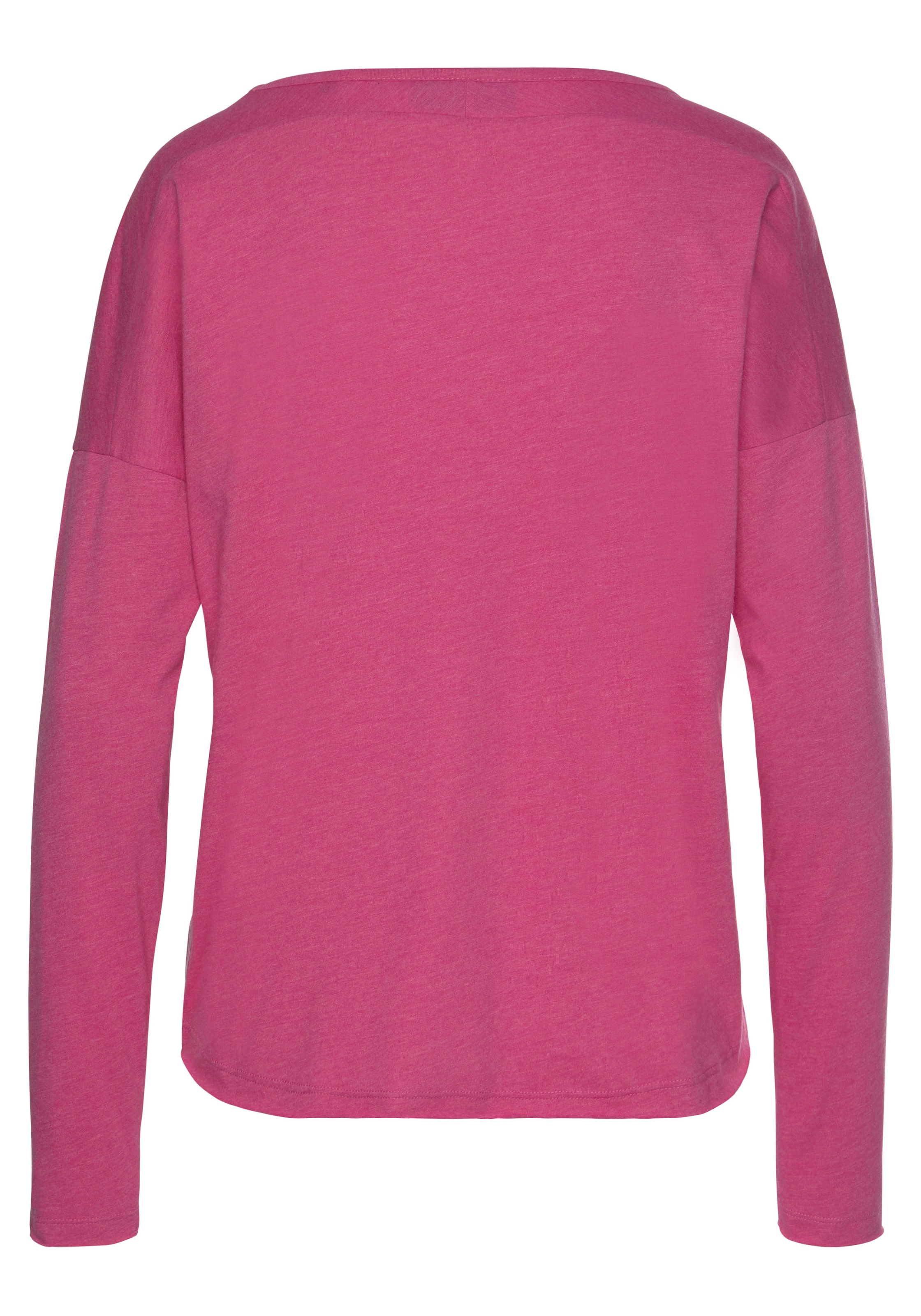 Elbsand Langarmshirt »Niola«, mit großem Frontprint, Longsleeve aus Baumwoll-Mix
