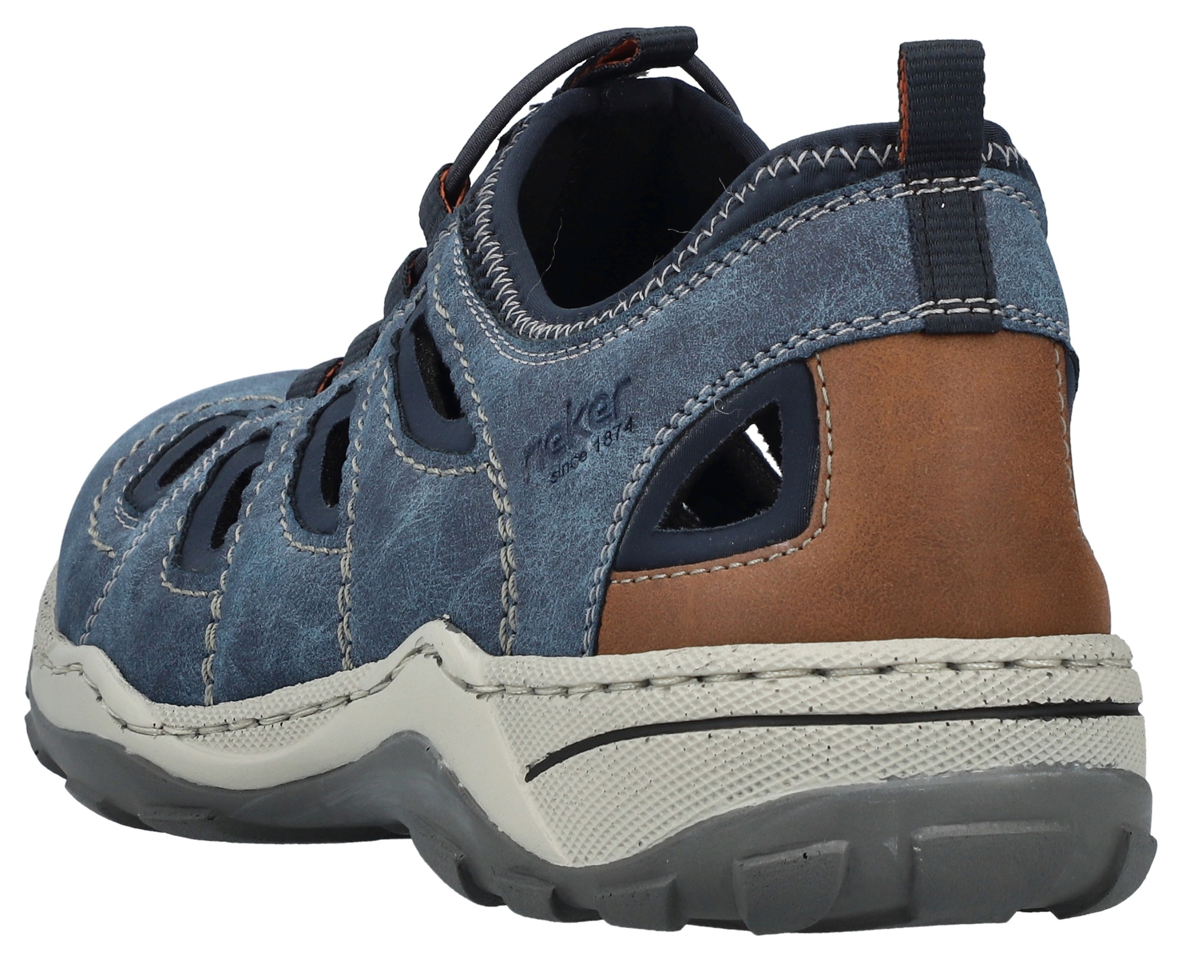 Rieker Slipper Trekking Schuh, Sandale, Sommerschuh mit praktischem Gummizu günstig online kaufen