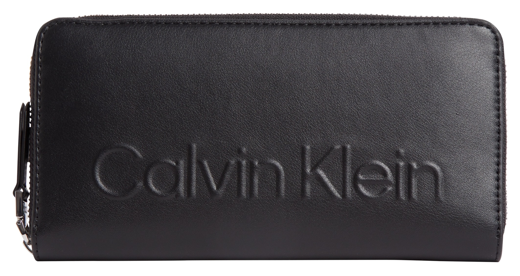 Calvin Klein Geldbörse »CK SET ZA WALLET LG«, Damenbörse Geldbeutel Portemonnaie Recycelte Materialien lang