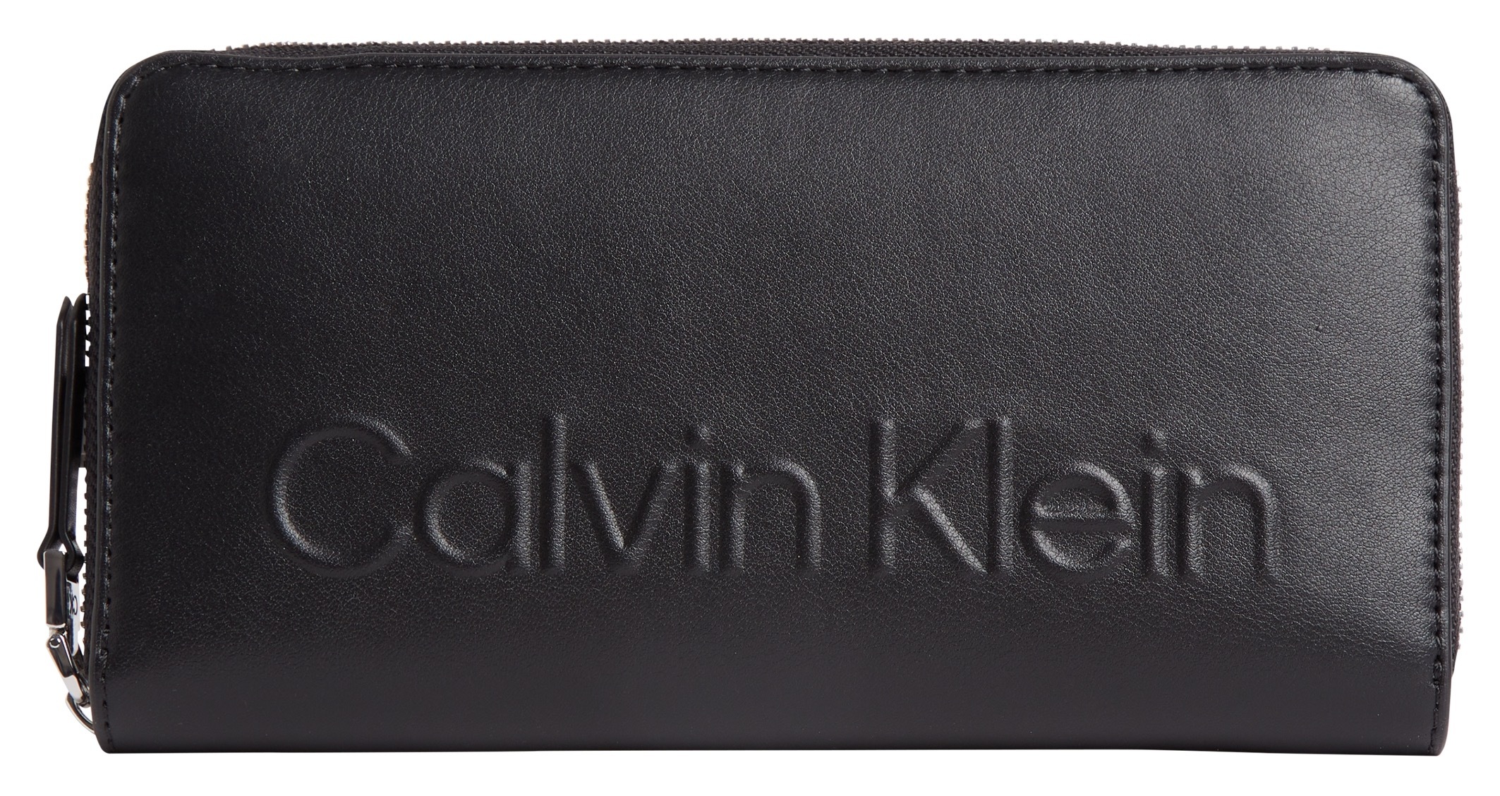 Calvin Klein Geldbörse "CK SET ZA WALLET LG", Damenbörse Geldbeutel Portemonnaie Recycelte Materialien lang