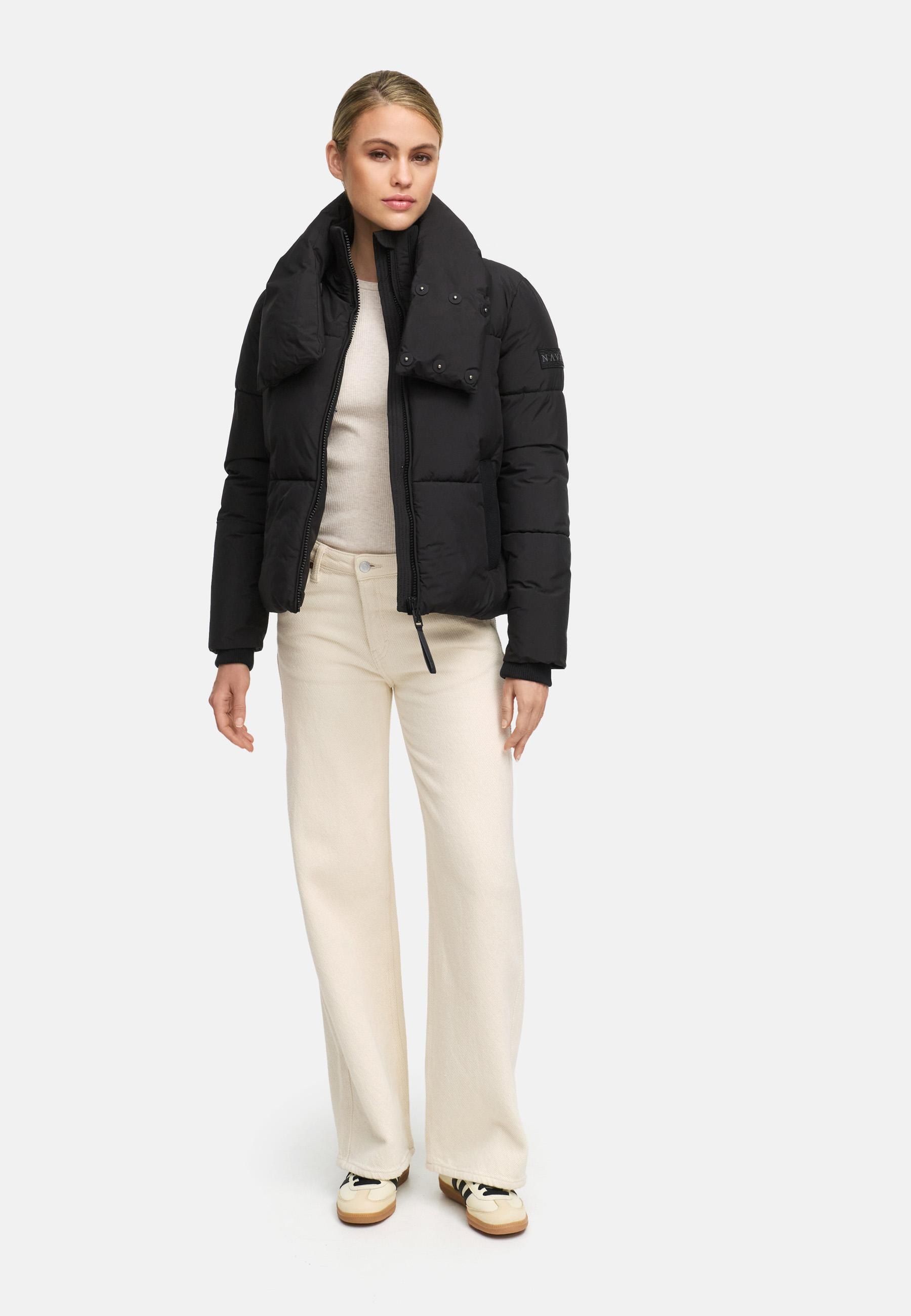 Navahoo Outdoorjacke »Traumelfe 14«, ohne Kapuze, Winter Steppjacke mit hohem Kragen