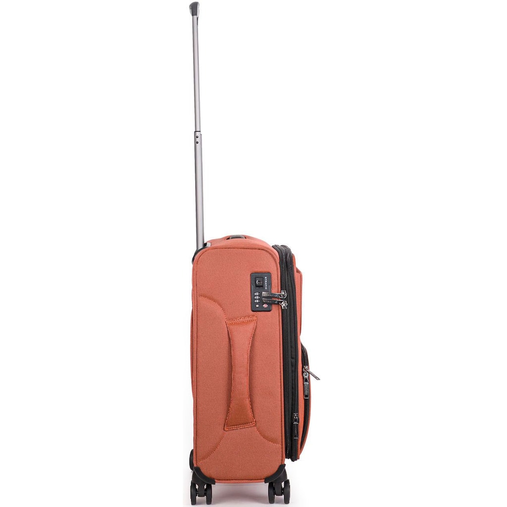 Stratic Weichgepäck-Trolley »Bendigo Light + S, rosso clay«, 4 Rollen