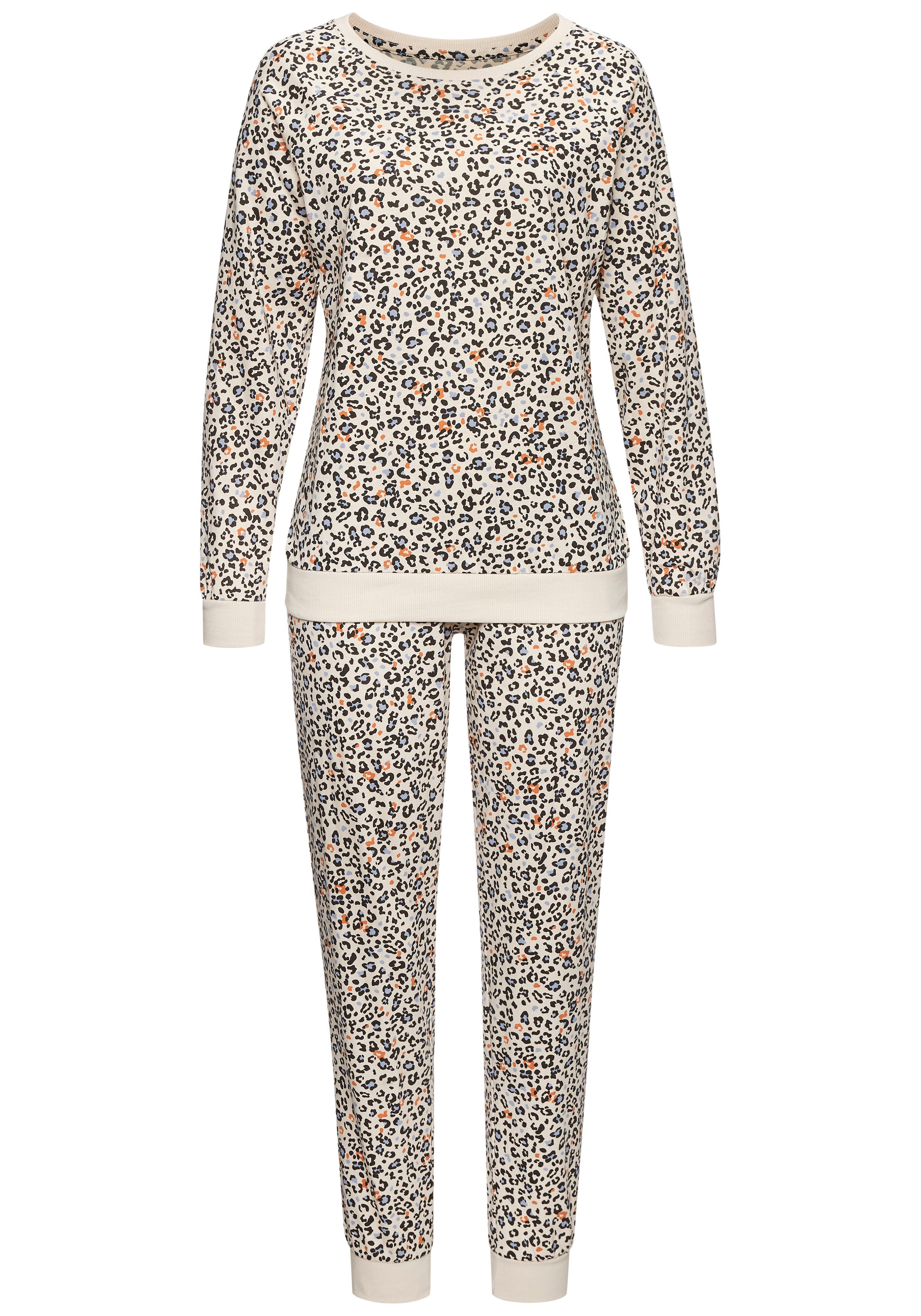 Vivance Dreams Pyjama 2 Stk. tlg., mit schönem Animalprint günstig online kaufen