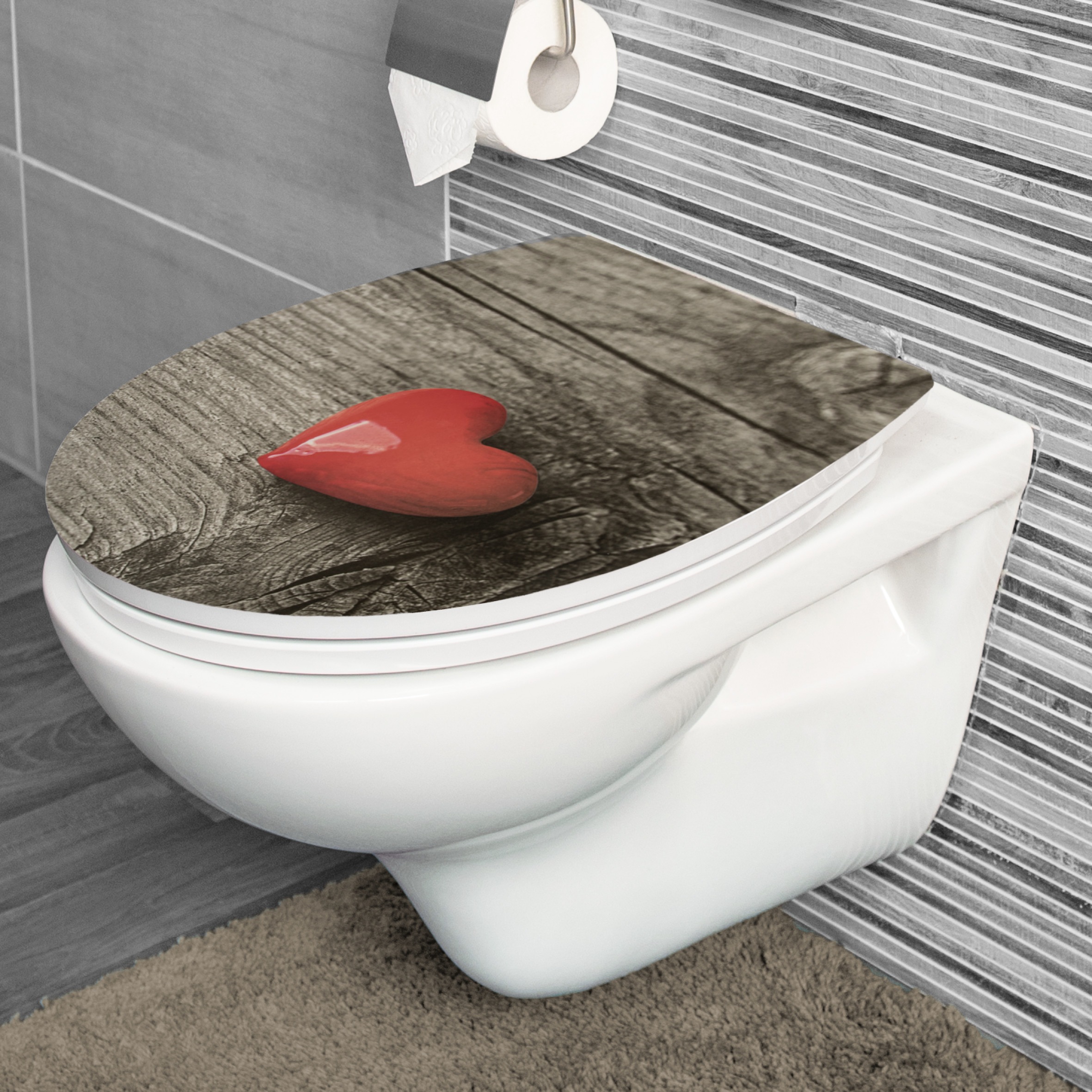 CORNAT WC-Sitz »Eichenherz Duroplast WC Sitz«