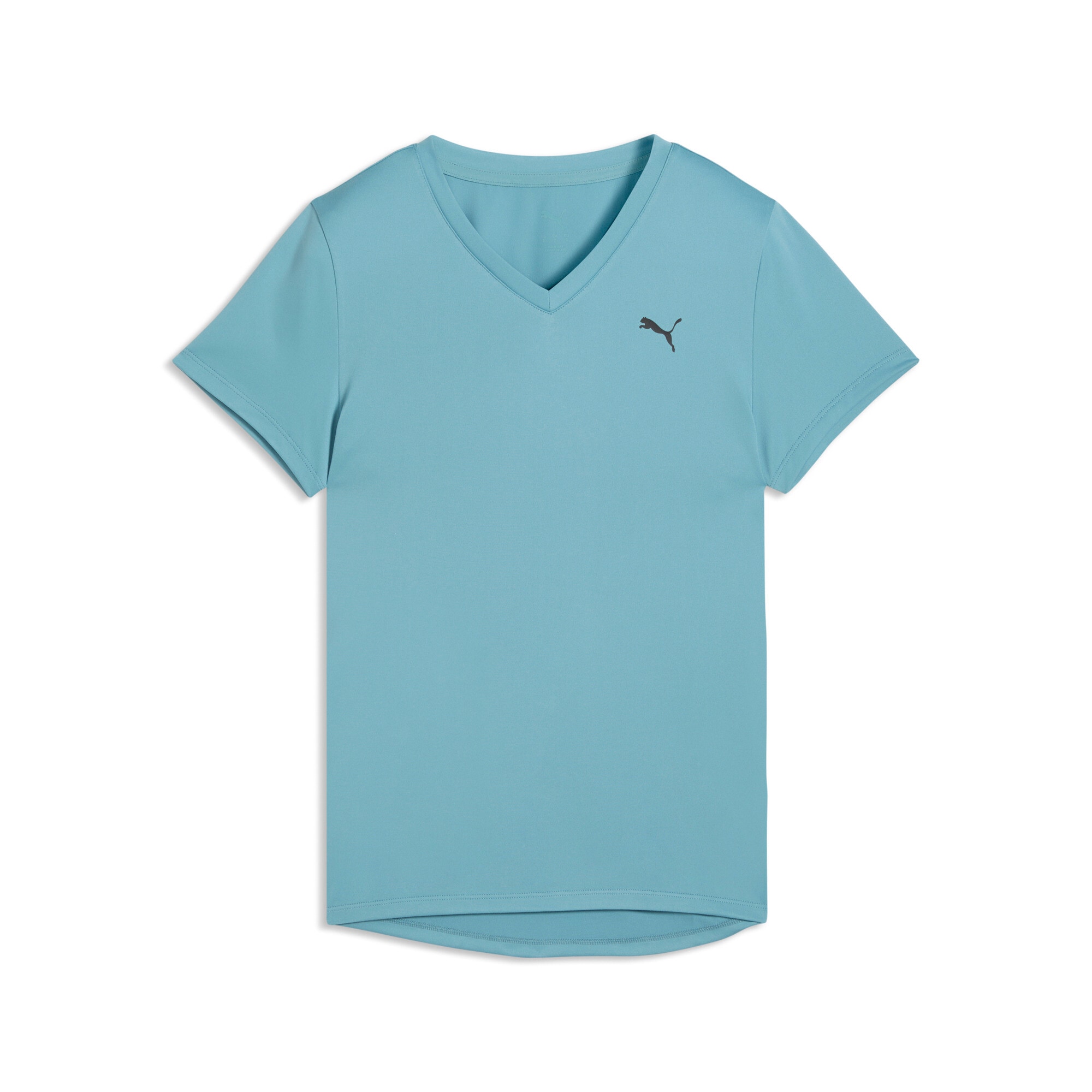 PUMA Trainingsshirt "W TAD ESSENTIAL VNECK TEE" Kurzarm, mit V-Ausschnitt, günstig online kaufen