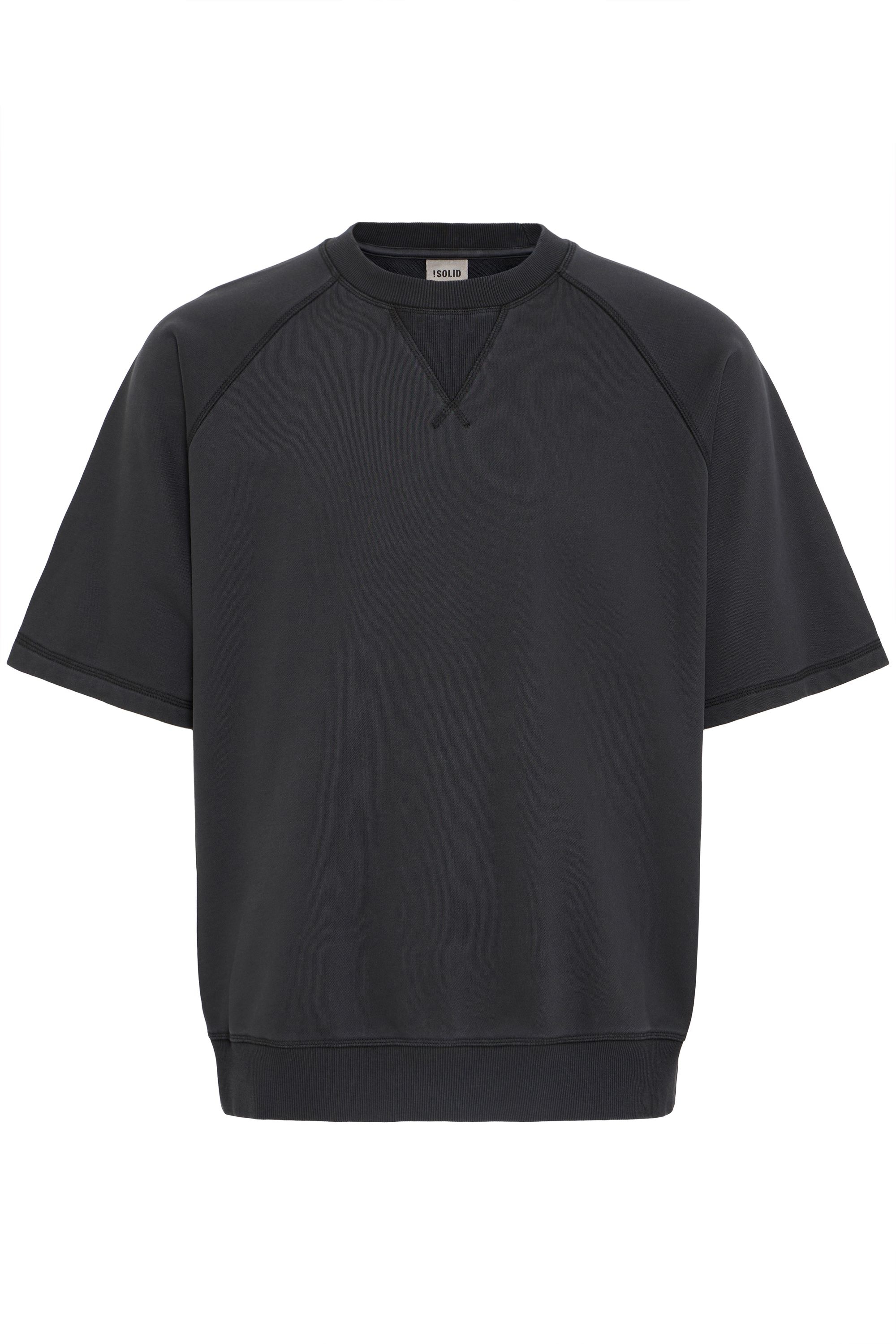 !solid Longpullover SOLID "Sweater SDSLATER", Herren, Gr. L, schwarz (true schwarz), Obermaterial: 100% Baumwolle CO., Pullover Longpullover