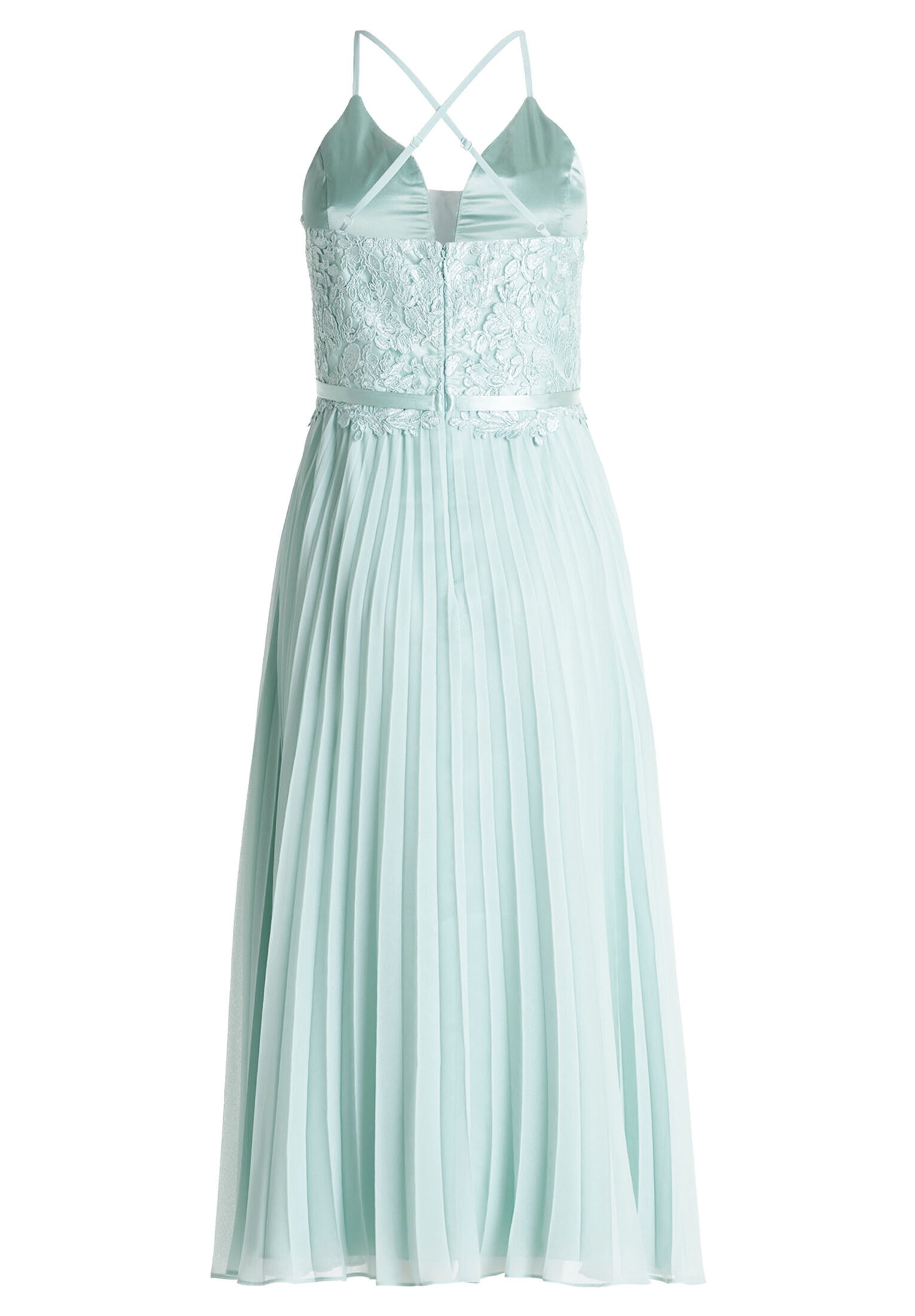 Vera Mont Abendkleid »Damen mit Stickerei« Ohne Tasche Plissee