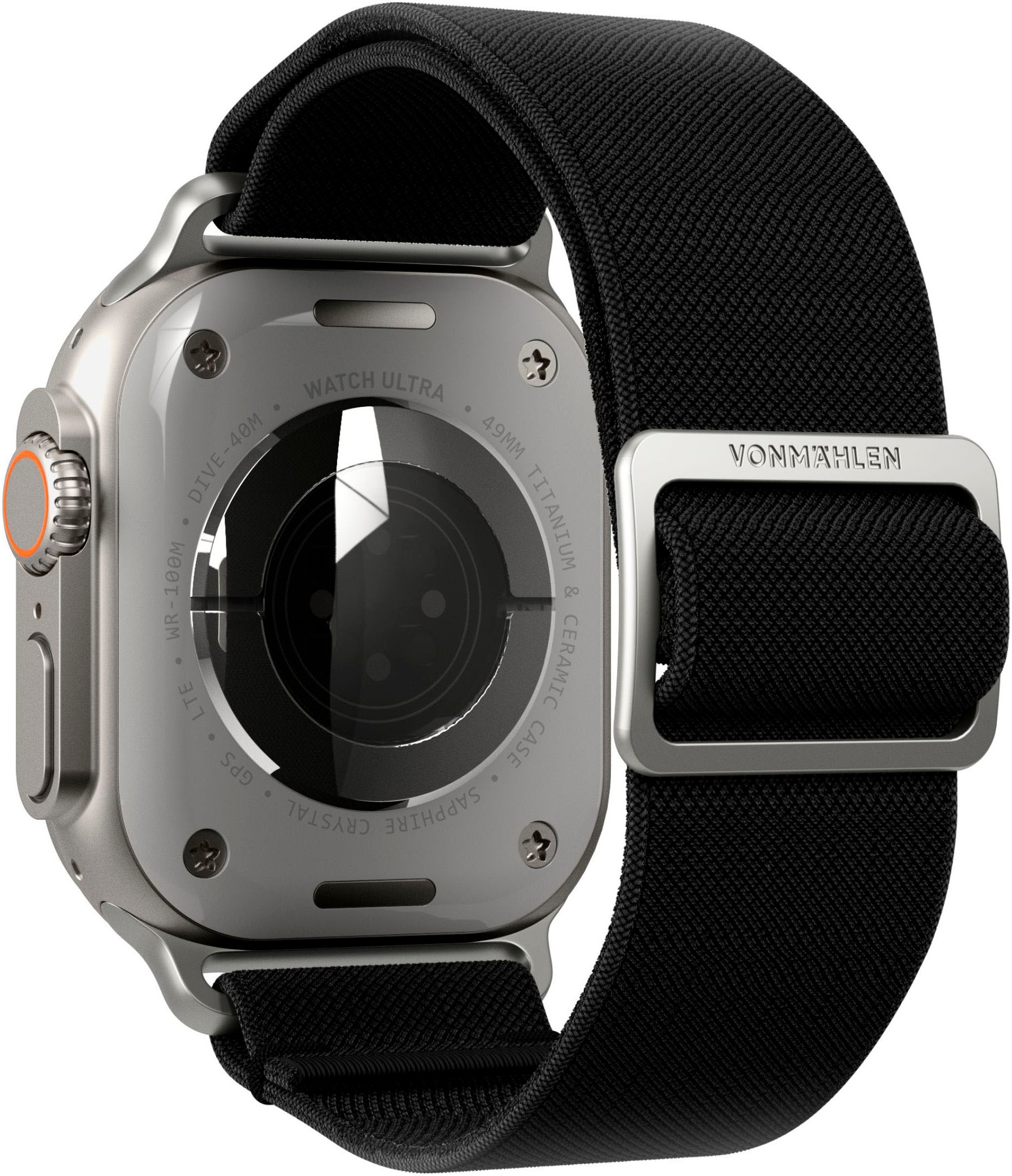 VONMÄHLEN Smartwatch-Armband »Watch Strap-Classic Nylon Loop-Armband für Apple Watch 42/44/45/49 mm«
