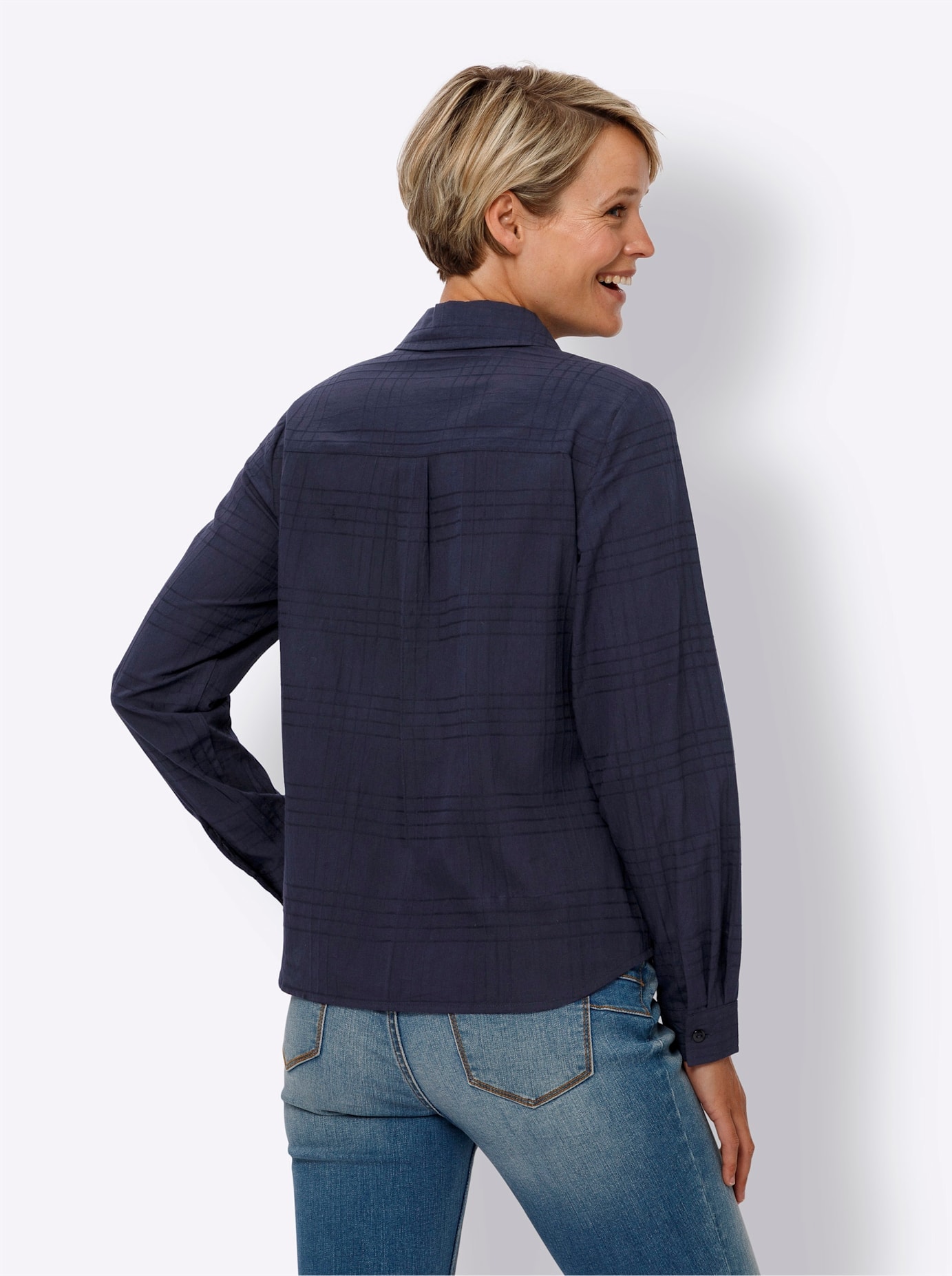 Classic Basics Langarmbluse