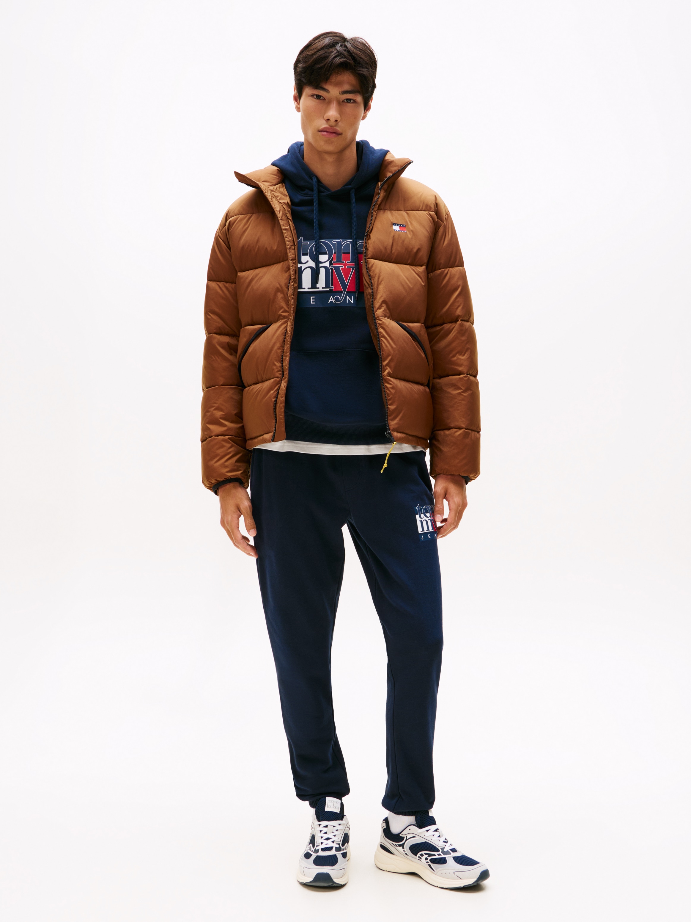 Tommy Jeans Sweathose »TJM RWB FLAG«, Jogginghose, Print, elastischer Bund, slim fit