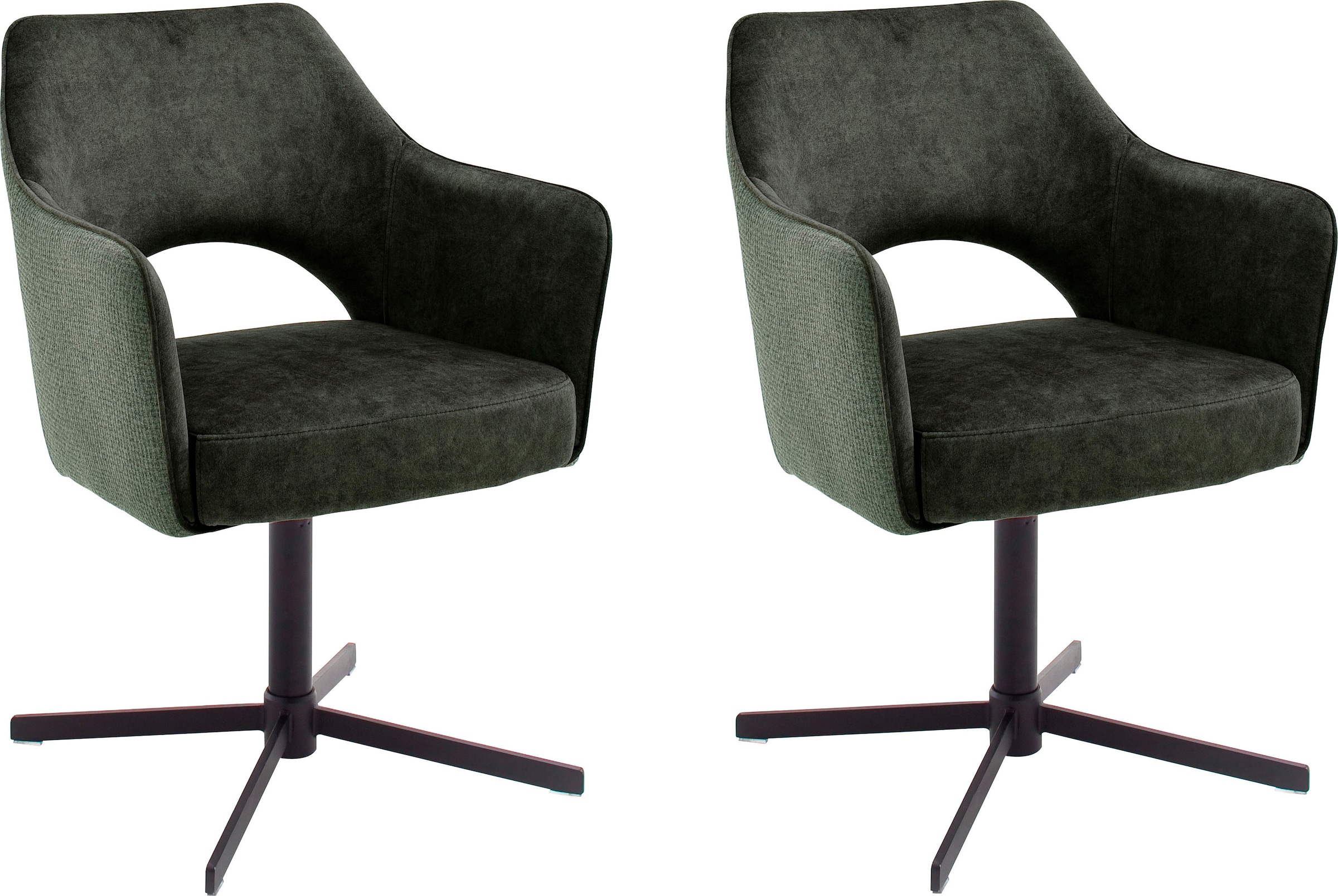 MCA furniture Esszimmerstuhl "Valetta" (Set) 2 Stk. 2 er Set, 360 drehbar, günstig online kaufen