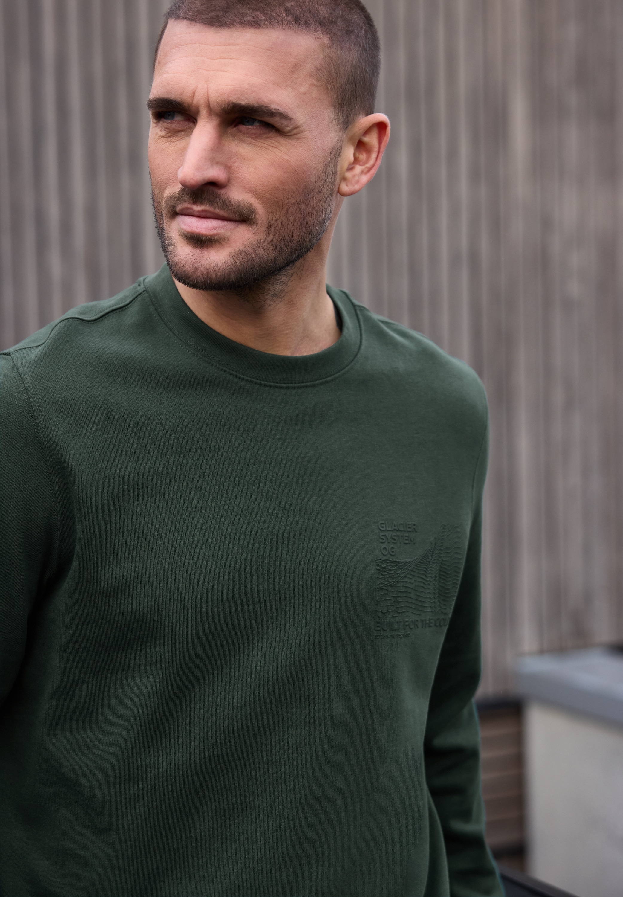 STREET ONE MEN Sweatshirt , im soften Baumwoll-Mix

