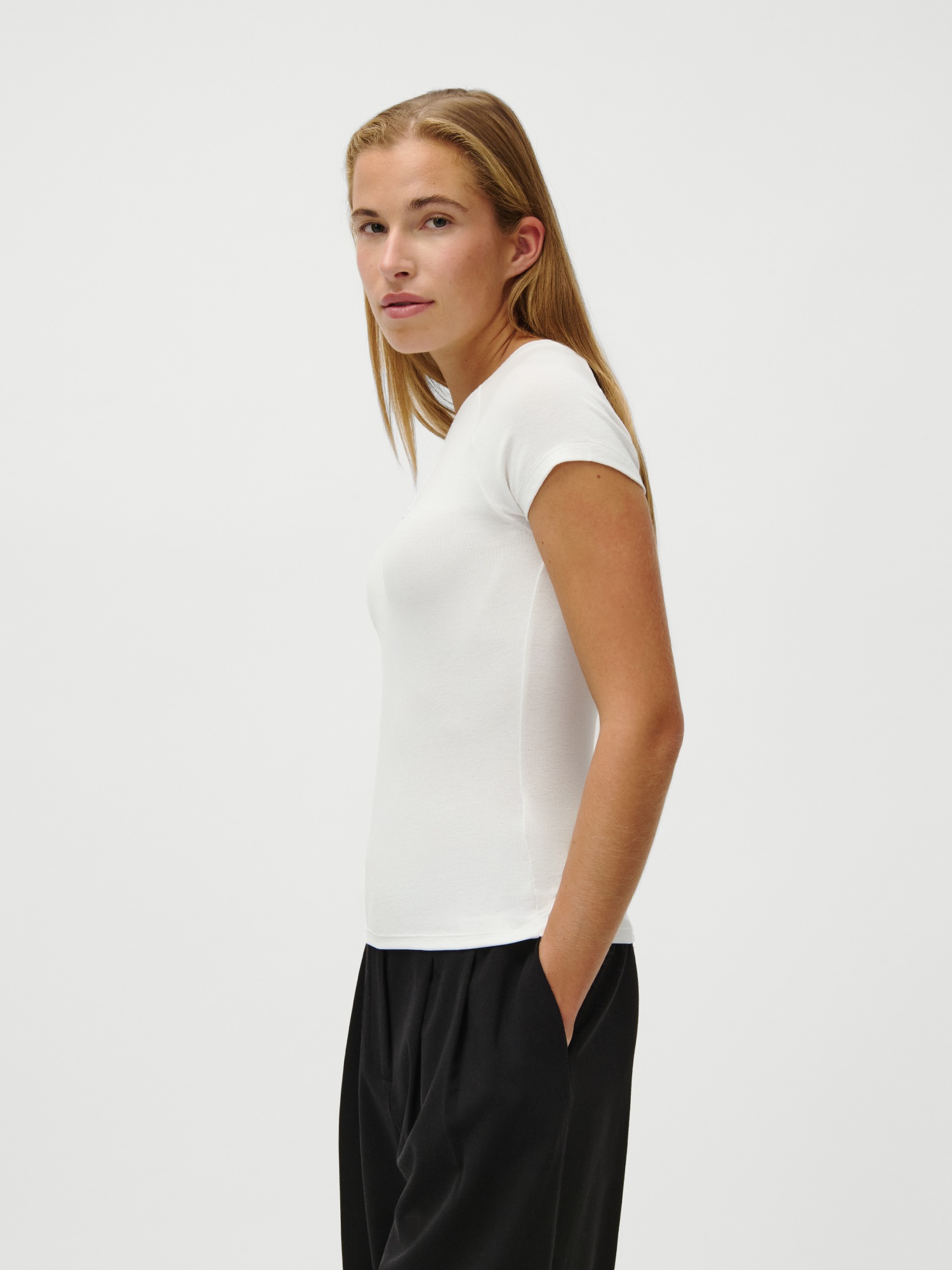Thumbnail - LeGer T-Shirt "Tayra, LeGer by Lena Gercke" basic, Rundhals, slim fit